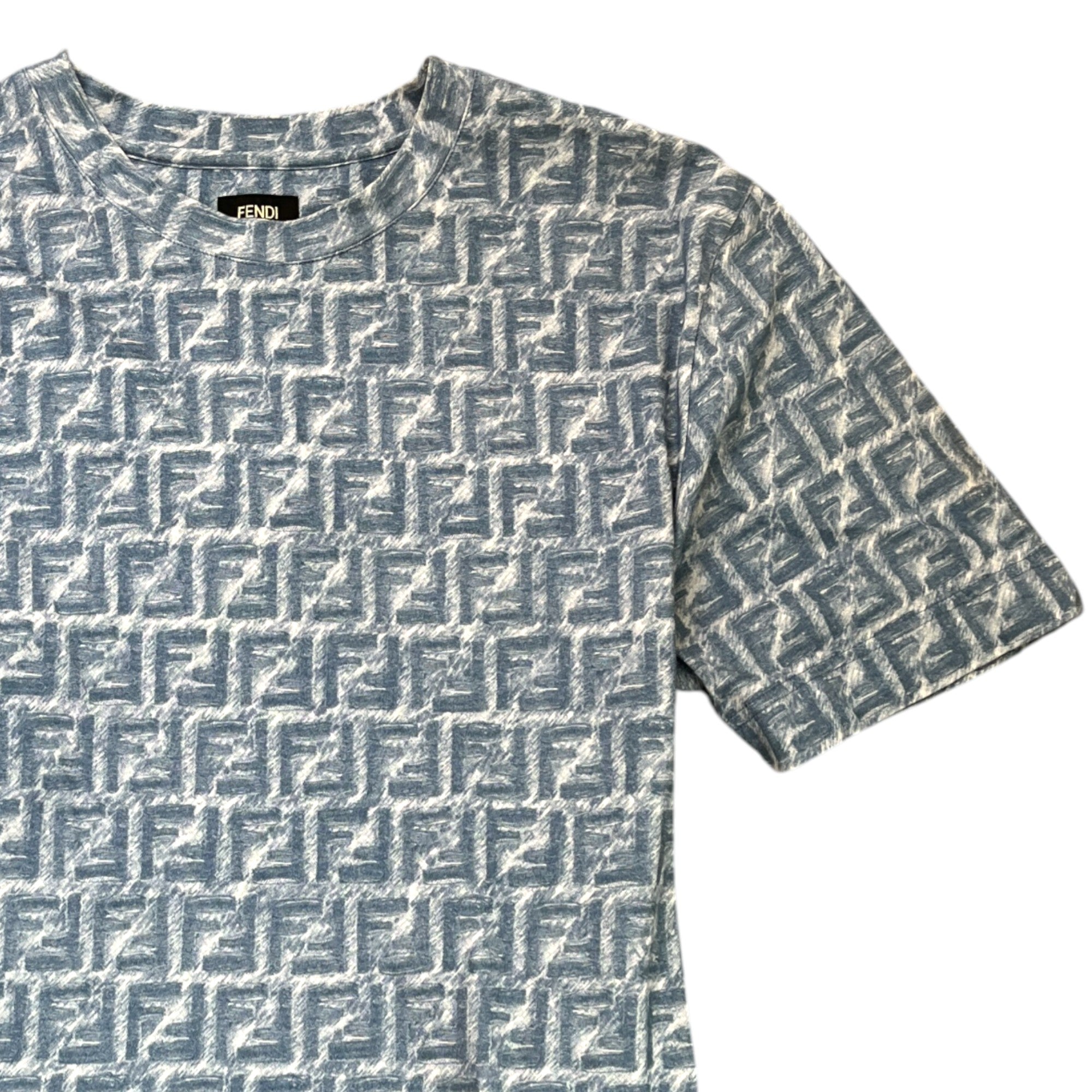 Men's Ff Jacquard T-Shirt Blue Size L