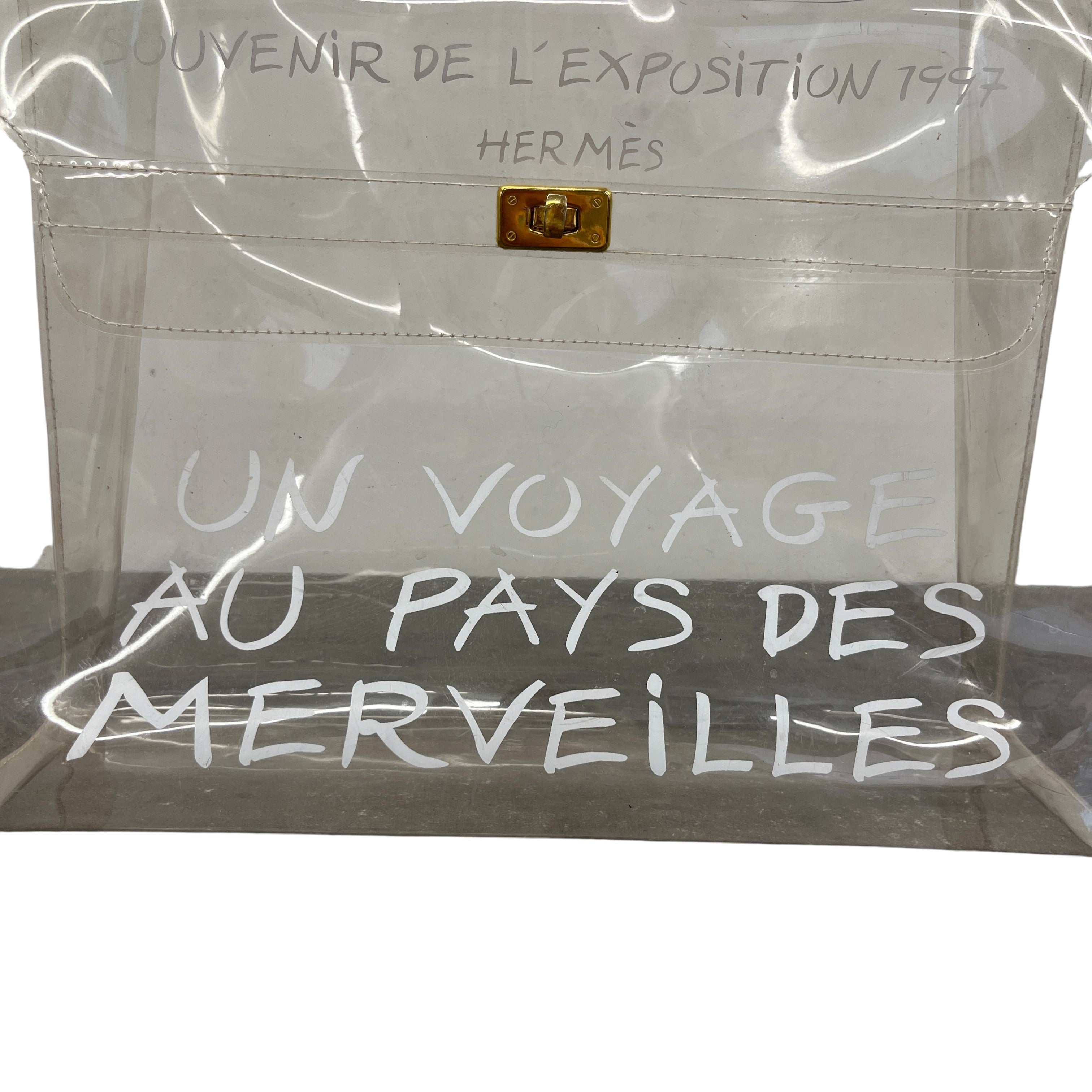 Women's Vinyl Kelly Souvenir De L'Exposition 1997 Bag White
