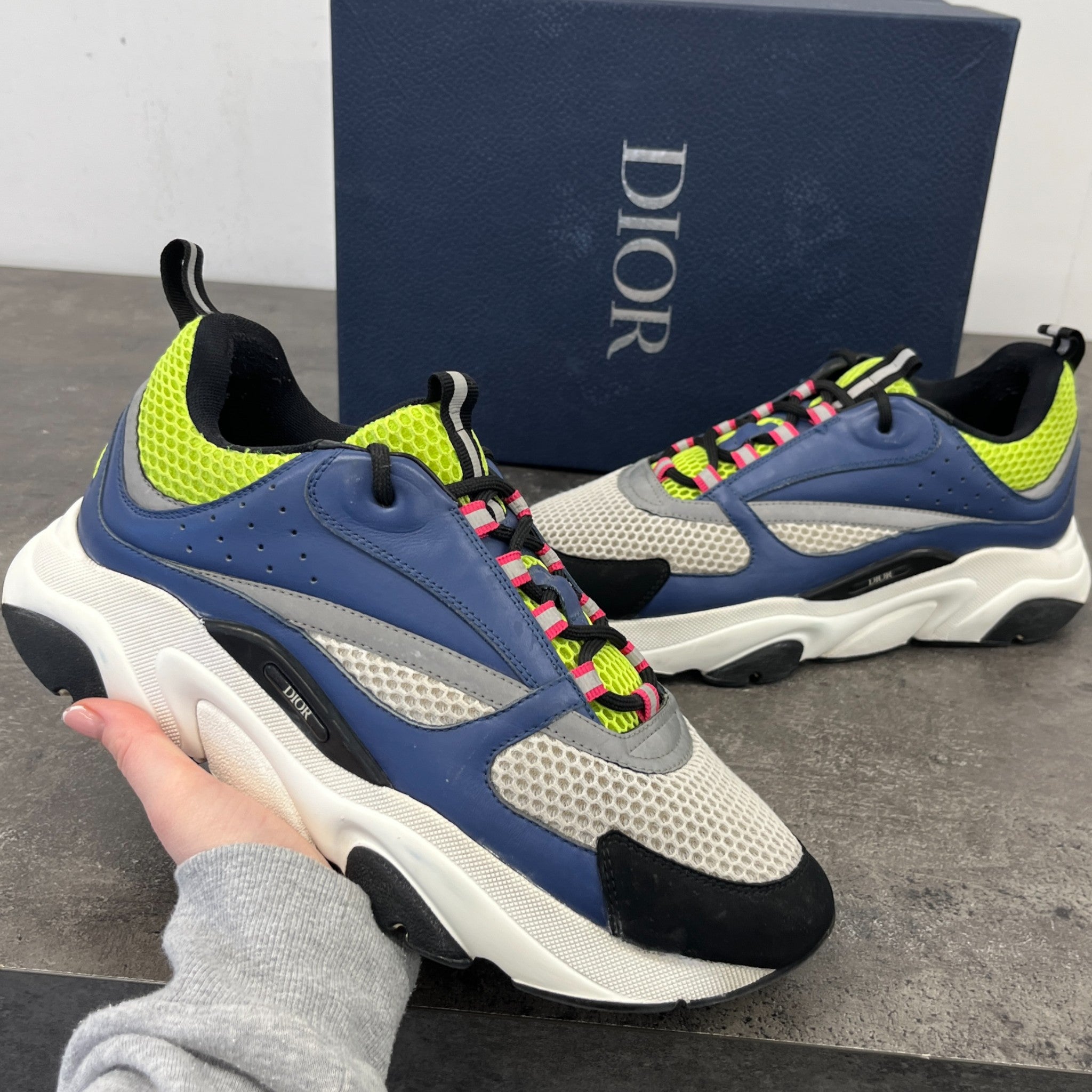 Men's B22 Low Trainers Blue Size EU 42.5 / UK 8.5