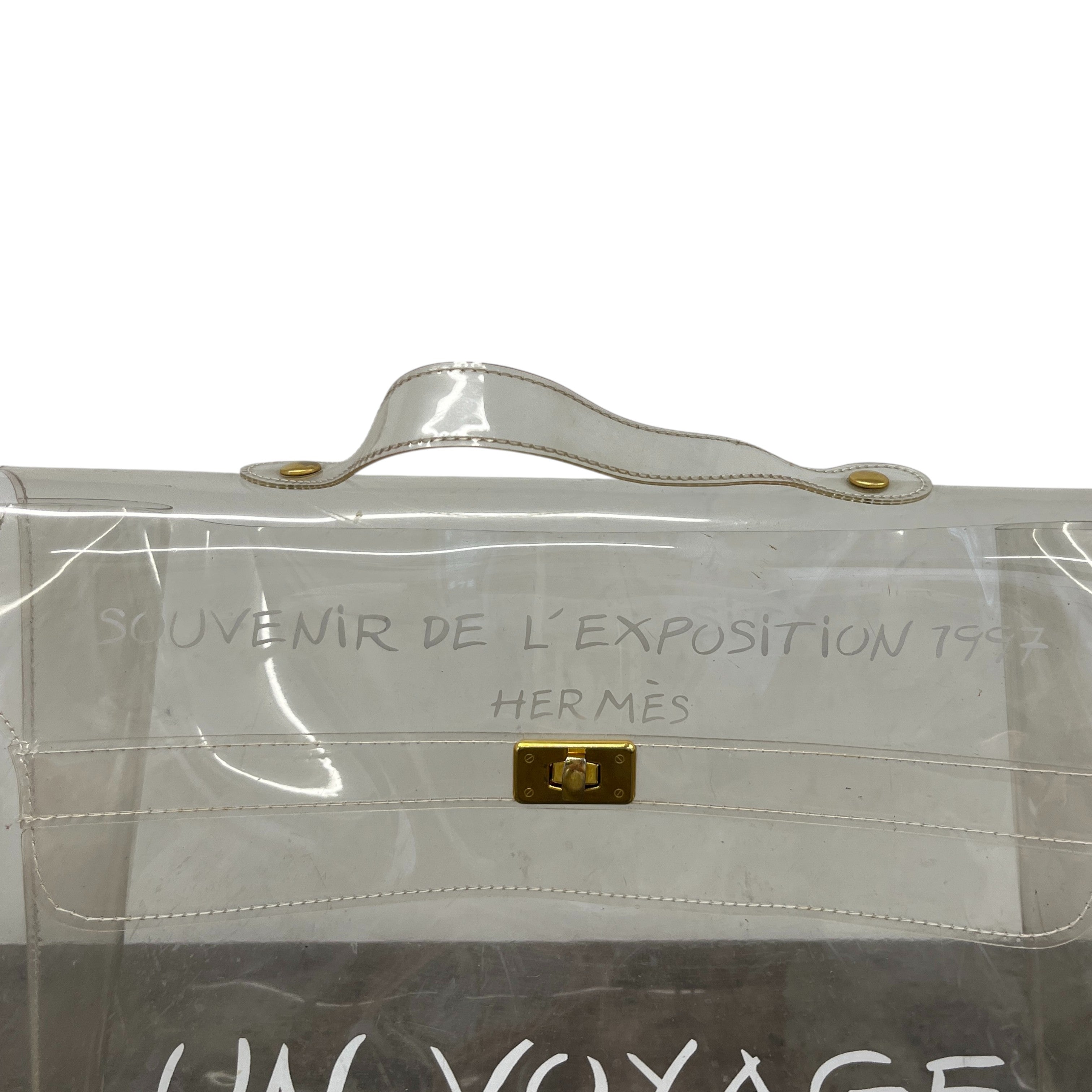 Women's Vinyl Kelly Souvenir De L'Exposition 1997 Bag White