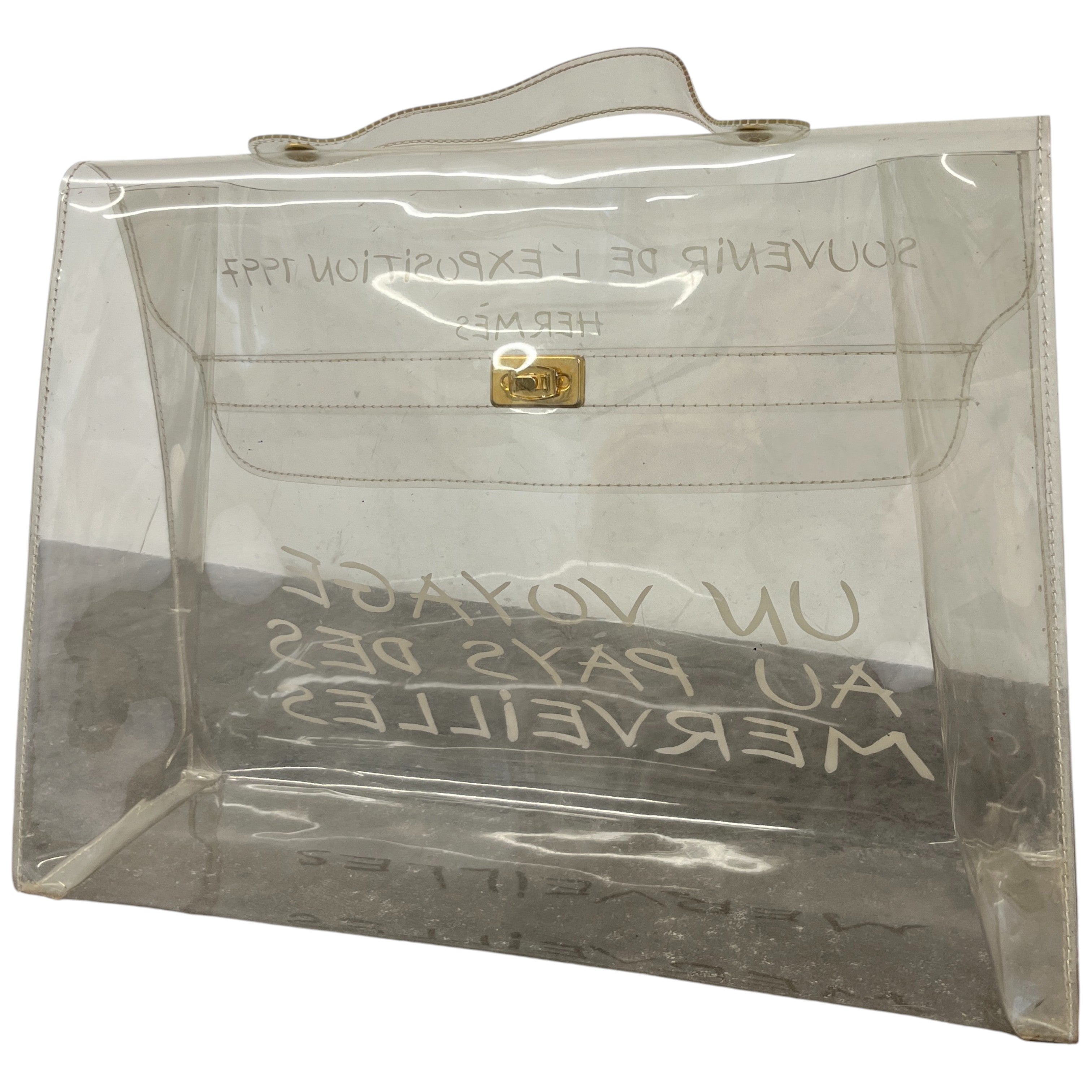 Women's Vinyl Kelly Souvenir De L'Exposition 1997 Bag White