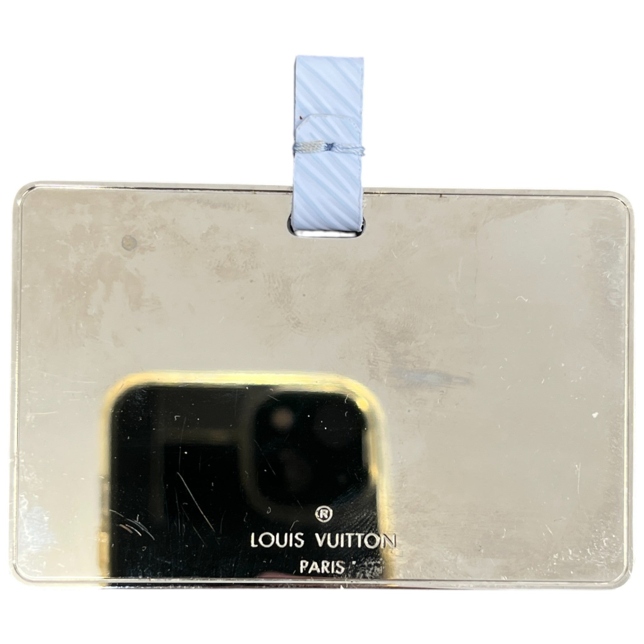 Women's Epi Leather Twist Lock Shoulder Bag Blue