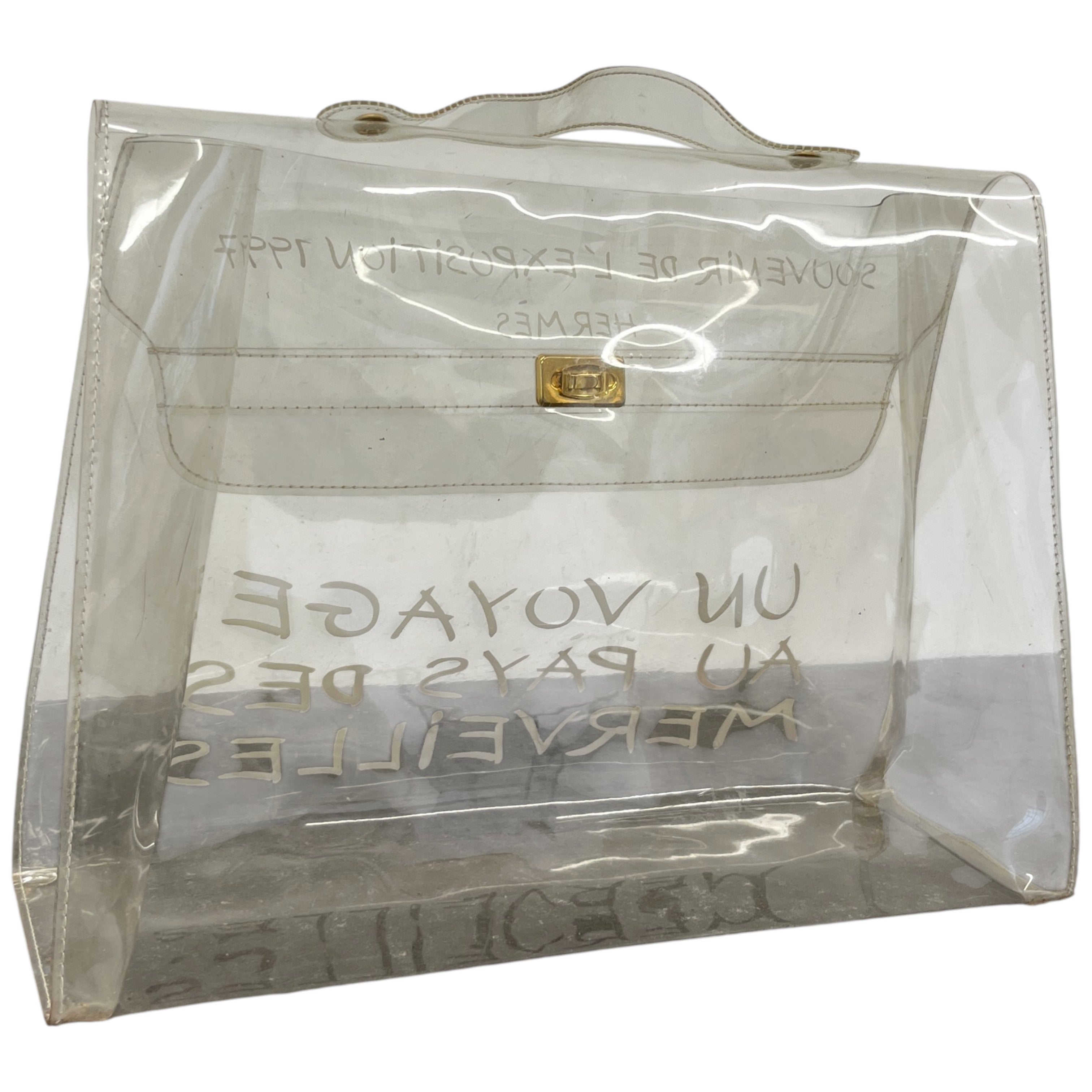 Women's Vinyl Kelly Souvenir De L'Exposition 1997 Bag White