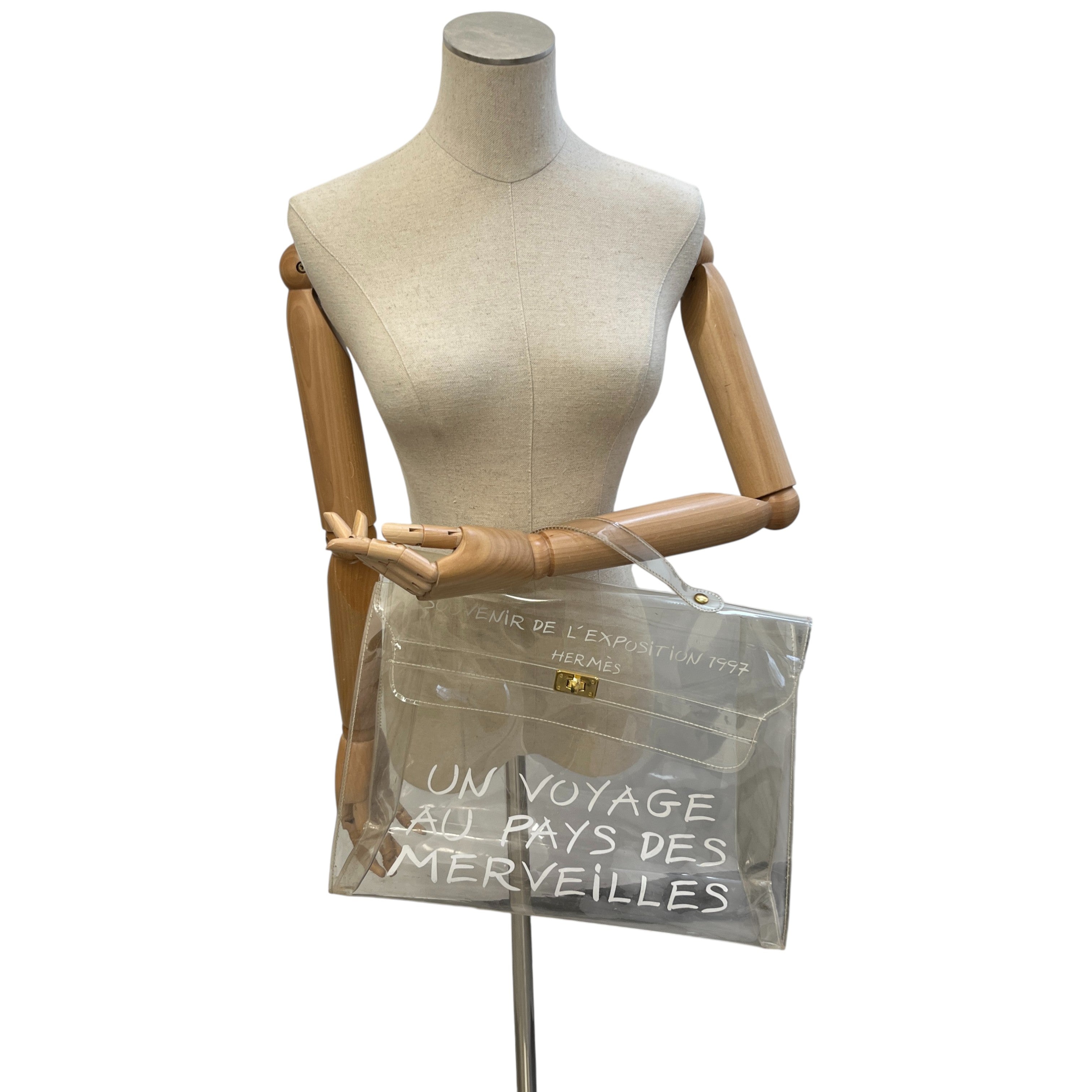 Women's Vinyl Kelly Souvenir De L'Exposition 1997 Bag White