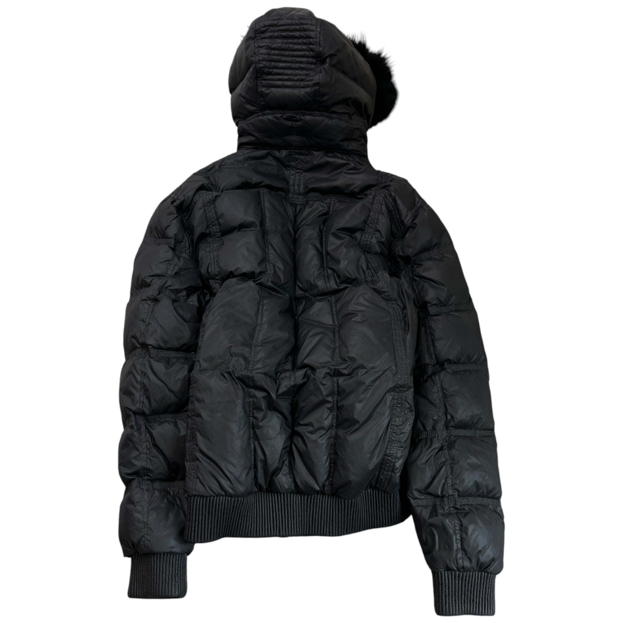 Men's Patch Logo Down Jacket Black Size IT 58 / XXXXL