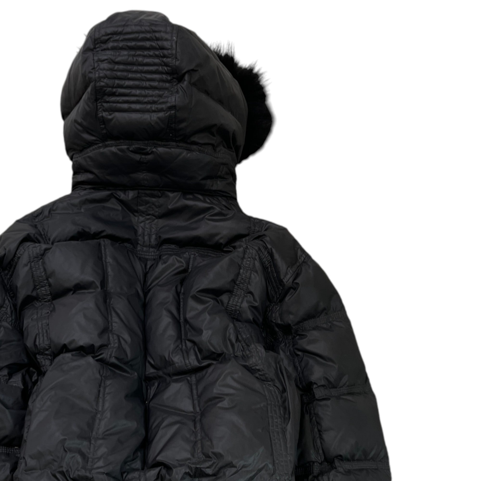 Men's Patch Logo Down Jacket Black Size IT 58 / XXXXL