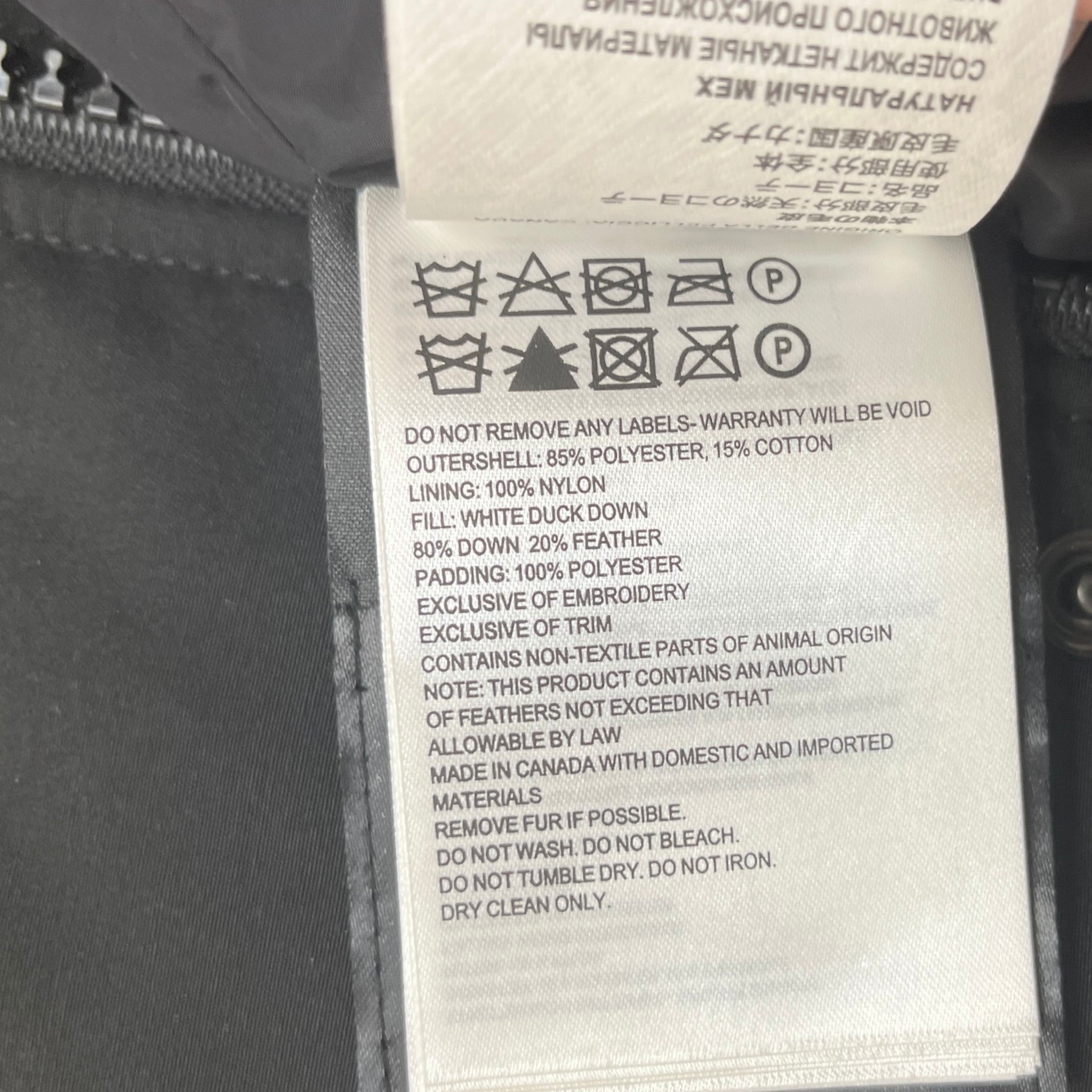 Men's Wyndham Down Jacket Black Size L
