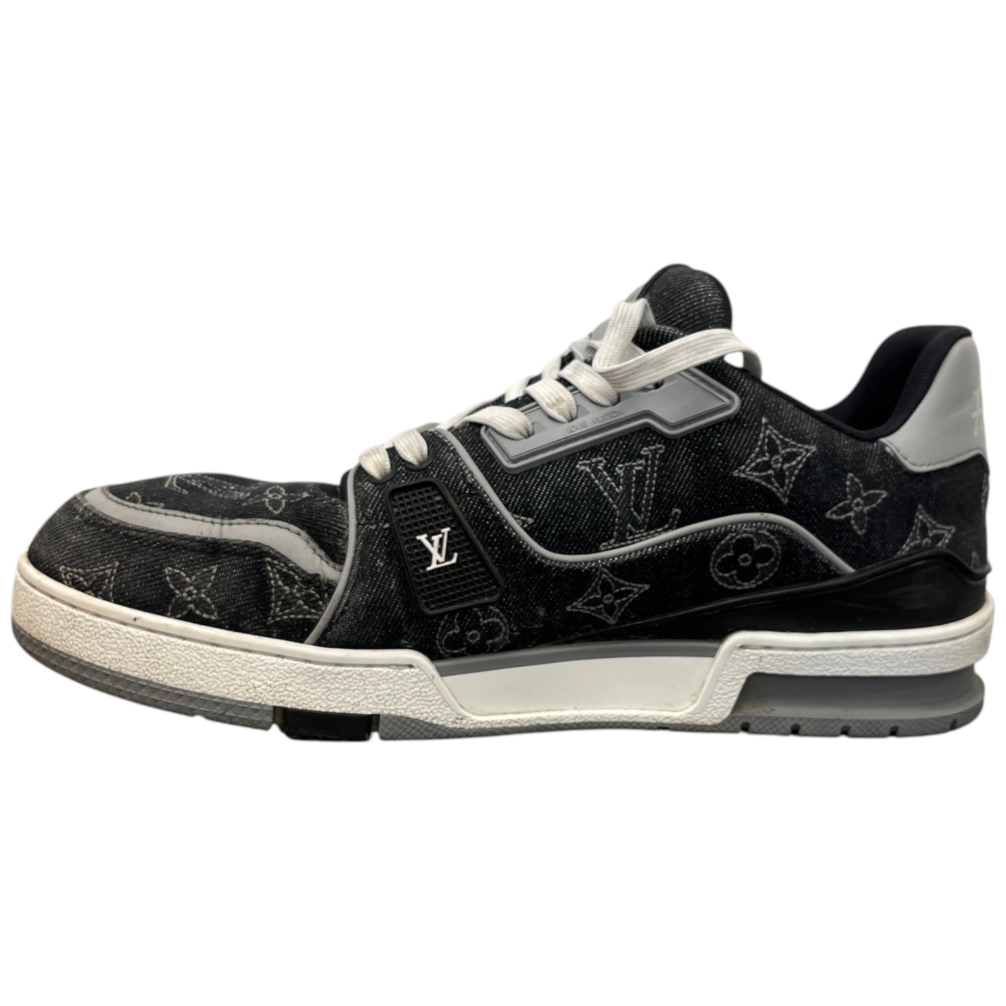 Men's Monogram Lv Low Trainers Grey Size EU 41 / UK 7