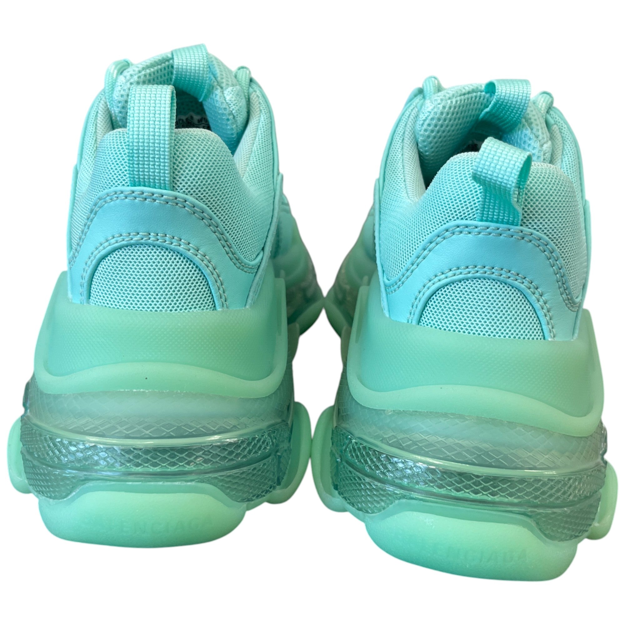 Women's Triple S Low Trainers Green Size EU 36 / UK 3