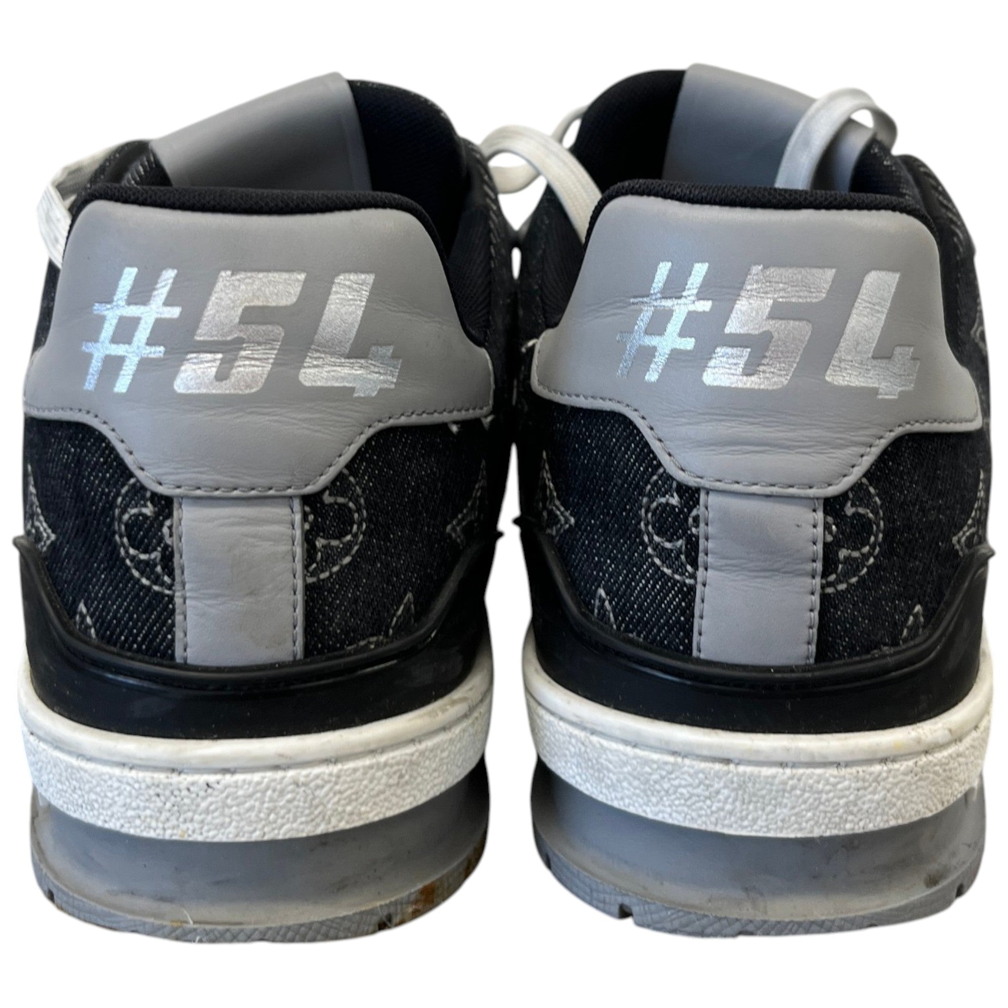 Men's Monogram Lv Low Trainers Grey Size EU 41 / UK 7