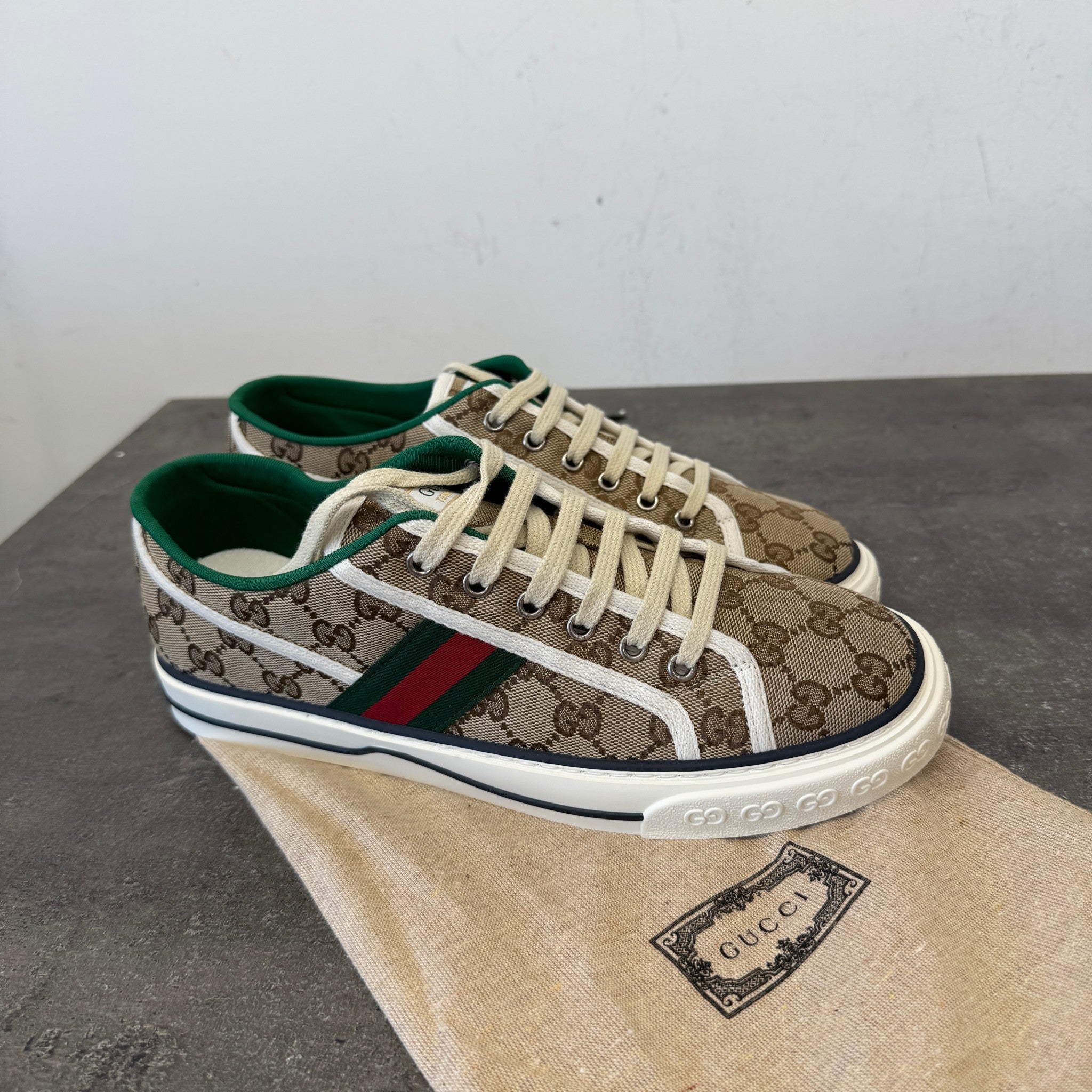 Men's Tennis 1977 Low Trainers Beige Size EU 41.5 / UK 7.5