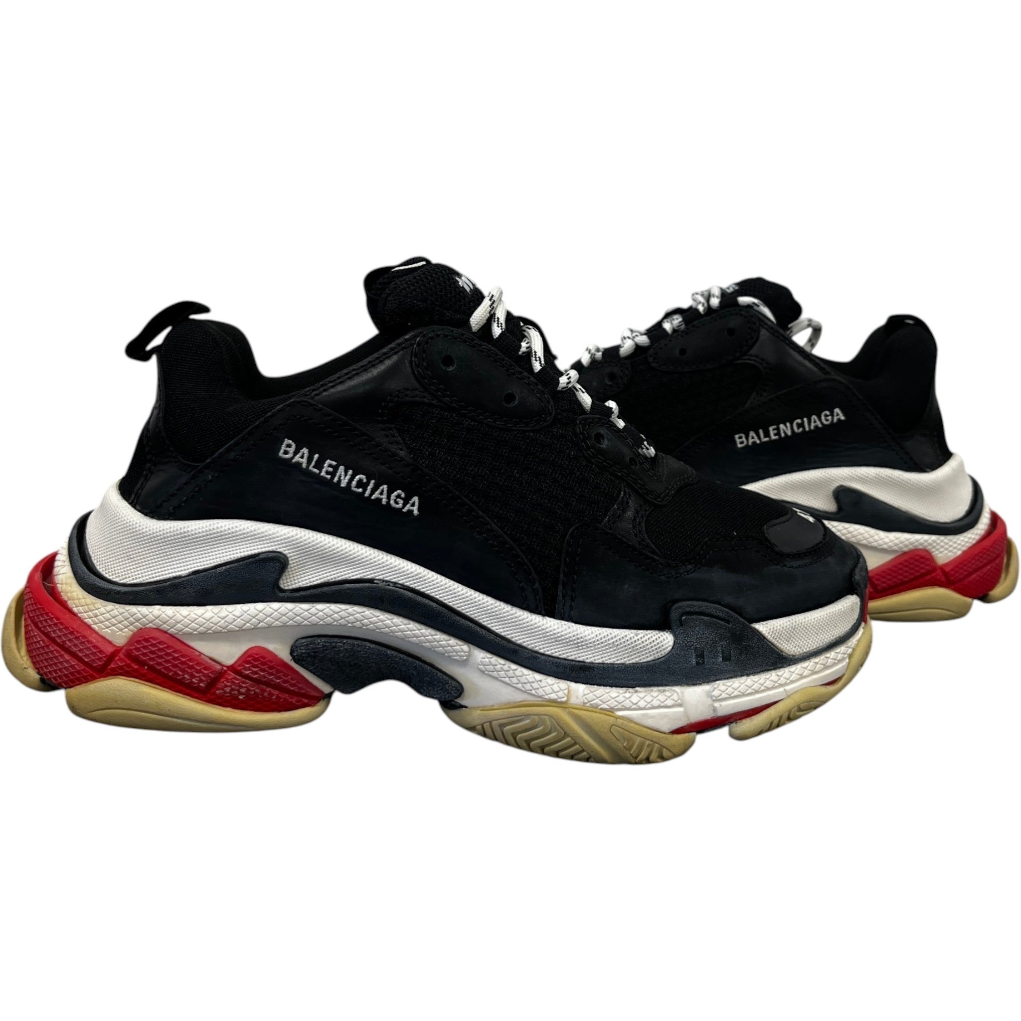 Men's Triple S Low Trainers Black Size EU 41 / UK 7