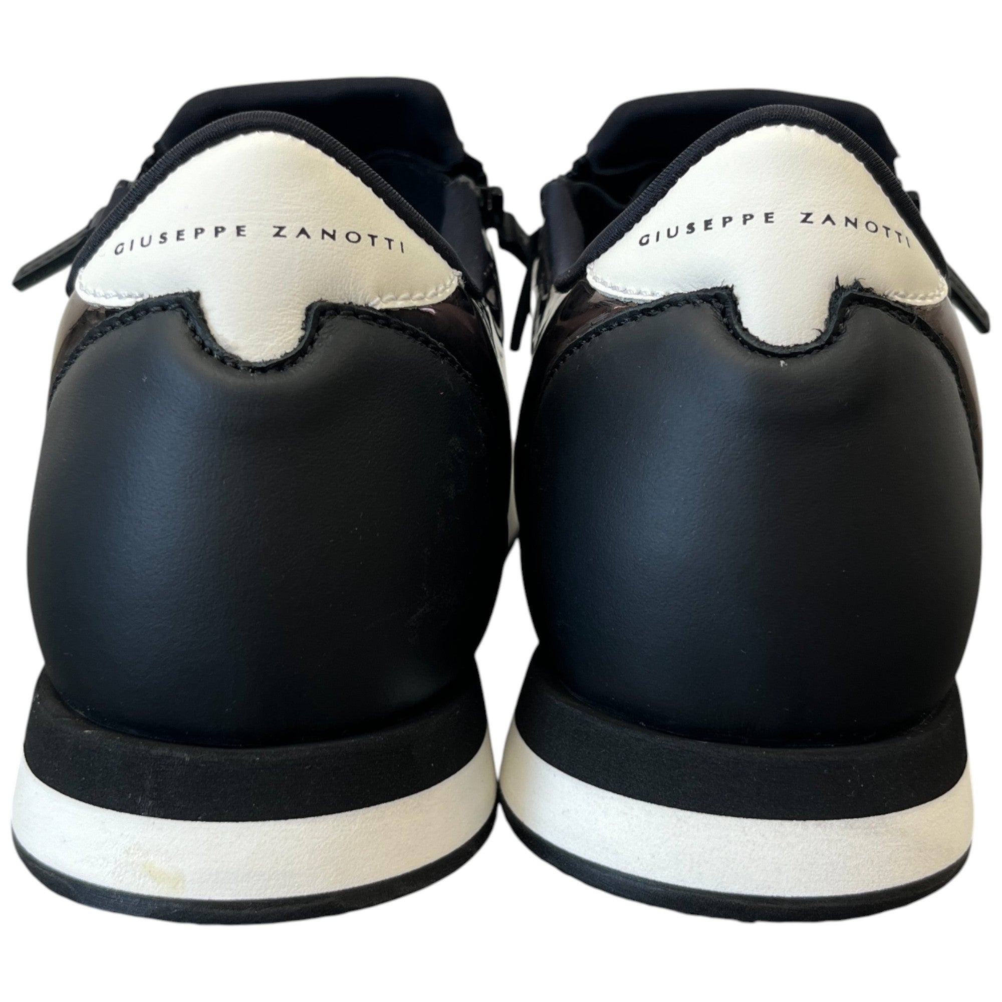 Men's Jimi Zip Low Trainers Black Size EU 42 / UK 8