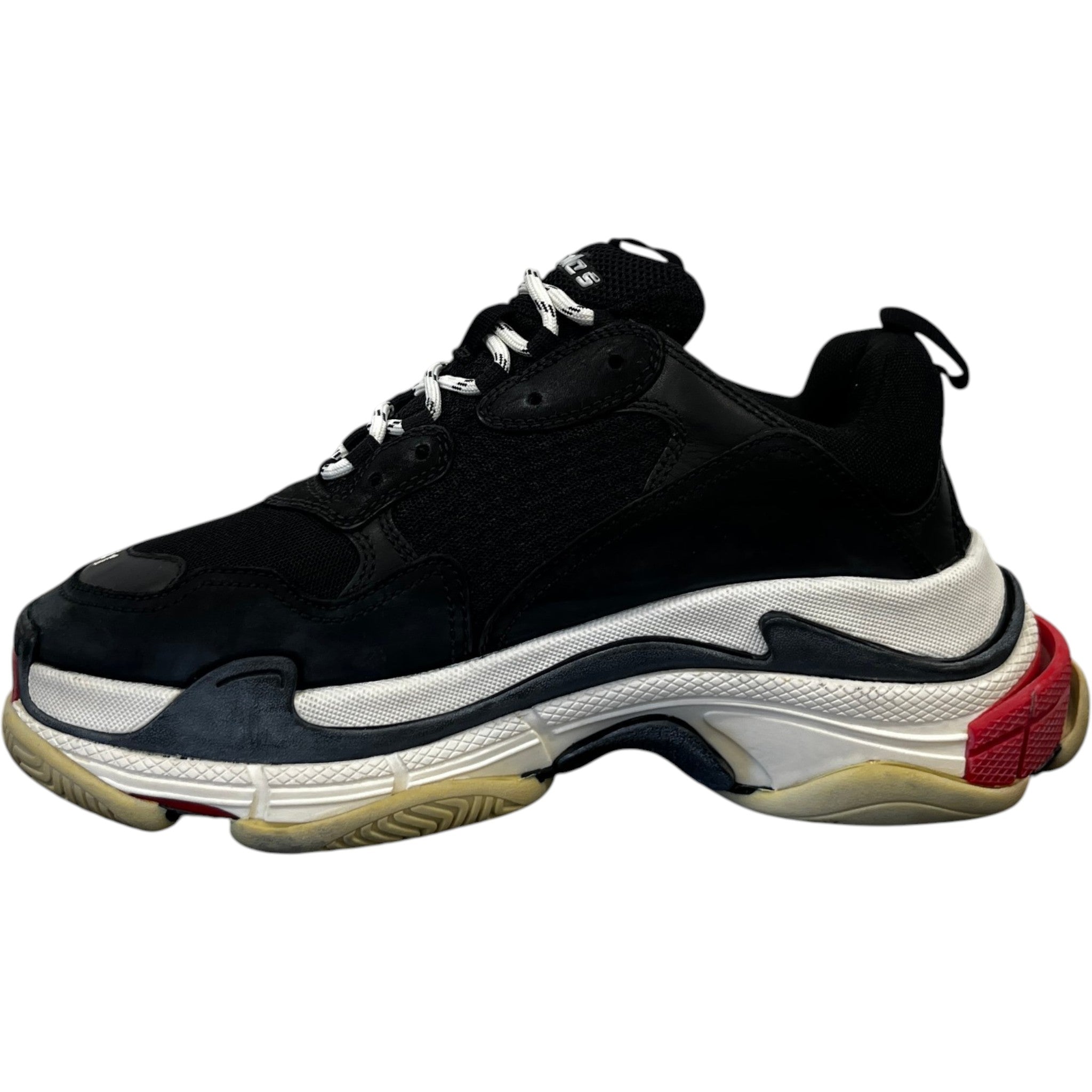 Men's Triple S Low Trainers Black Size EU 41 / UK 7
