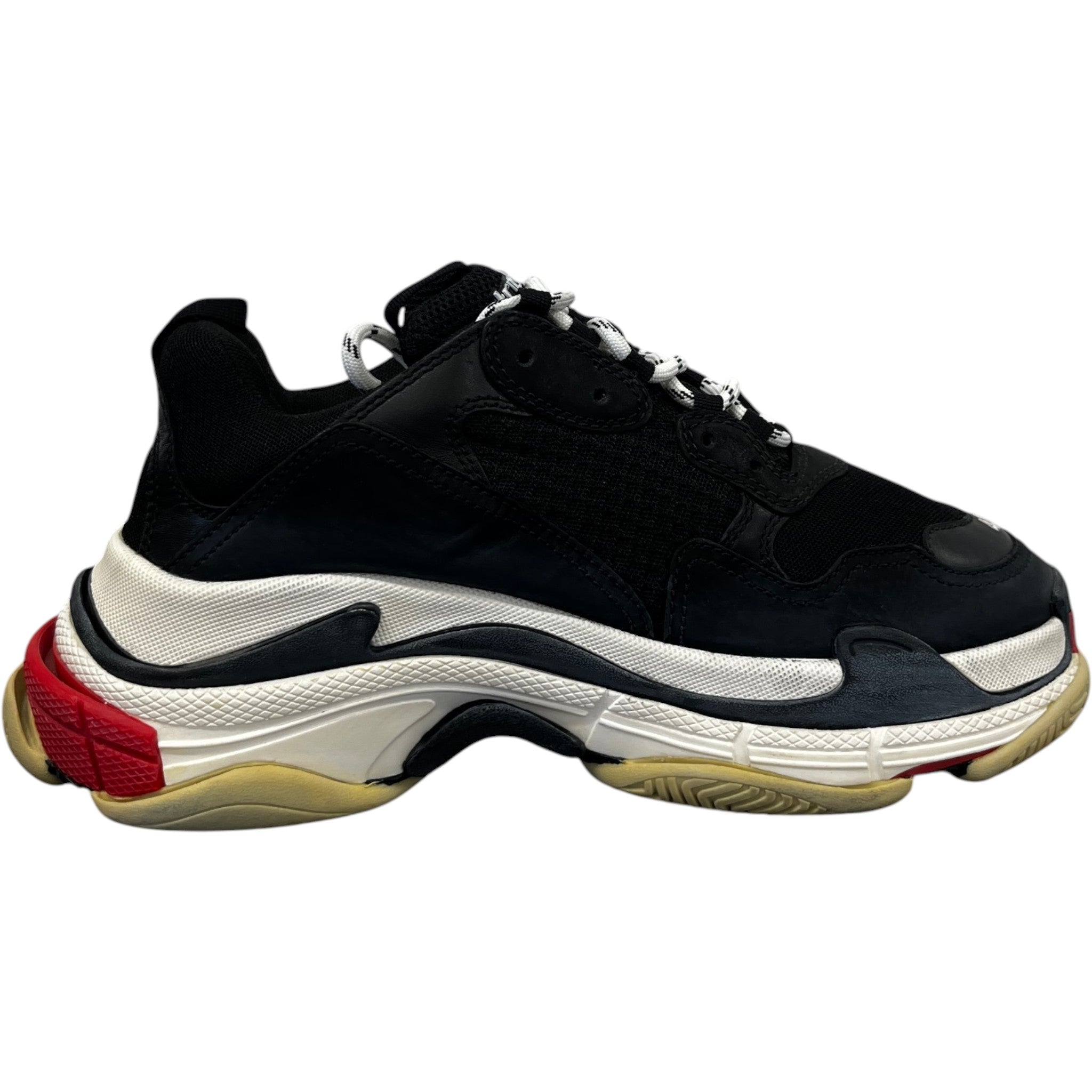 Men's Triple S Low Trainers Black Size EU 41 / UK 7
