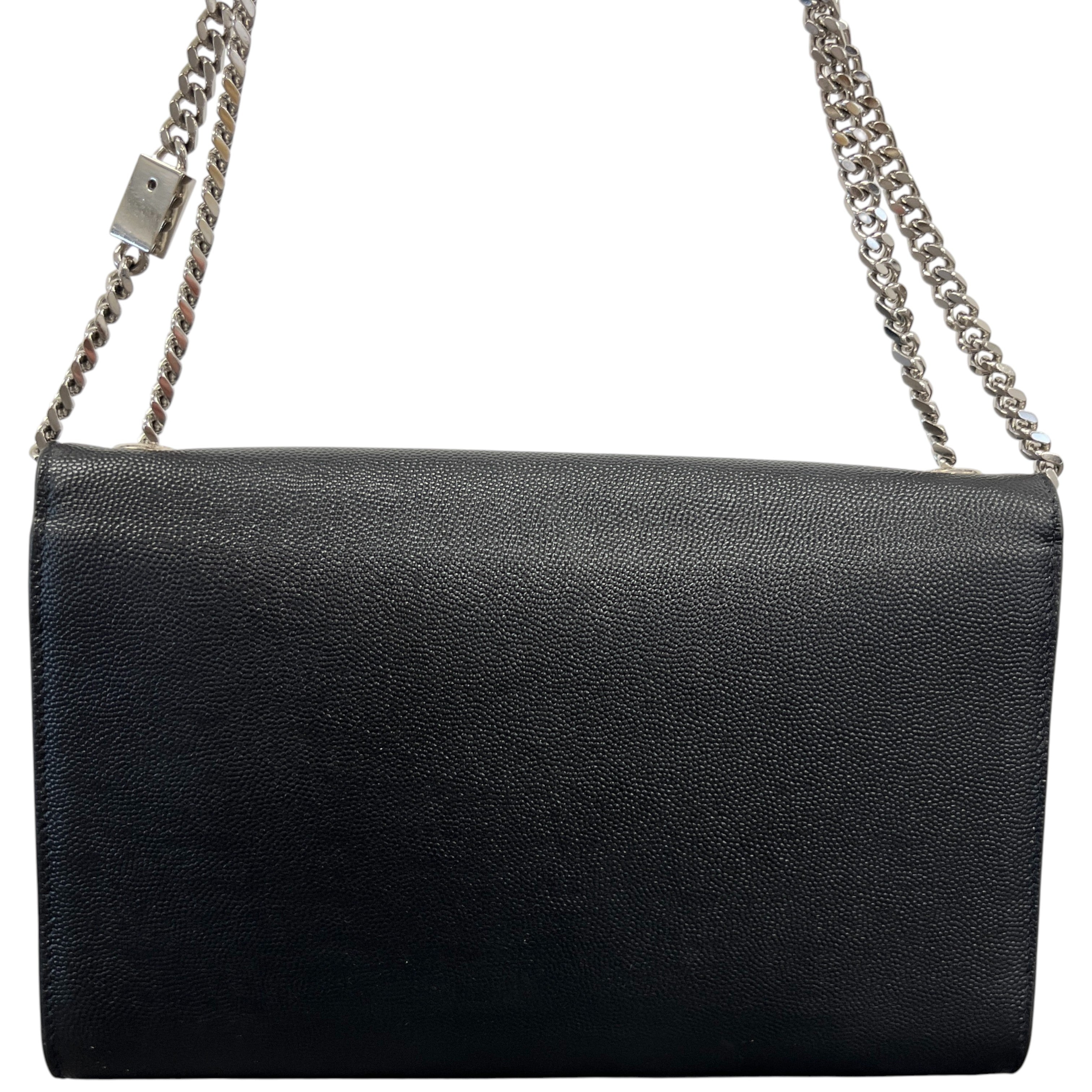 Women's Kate Medium Tassel In Grain De Poudre Bag Black