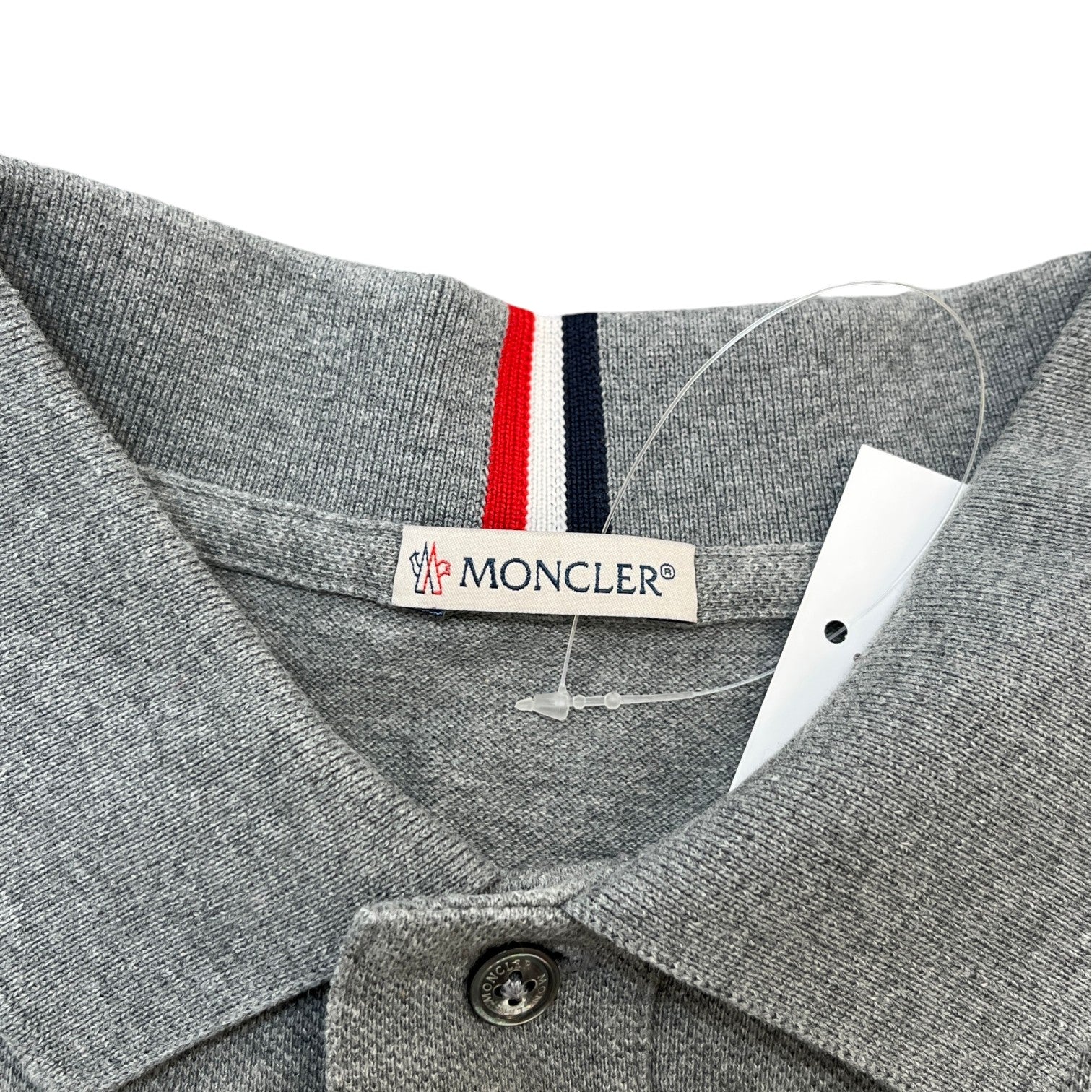 Men's Maglia Polo Shirt Grey Size S