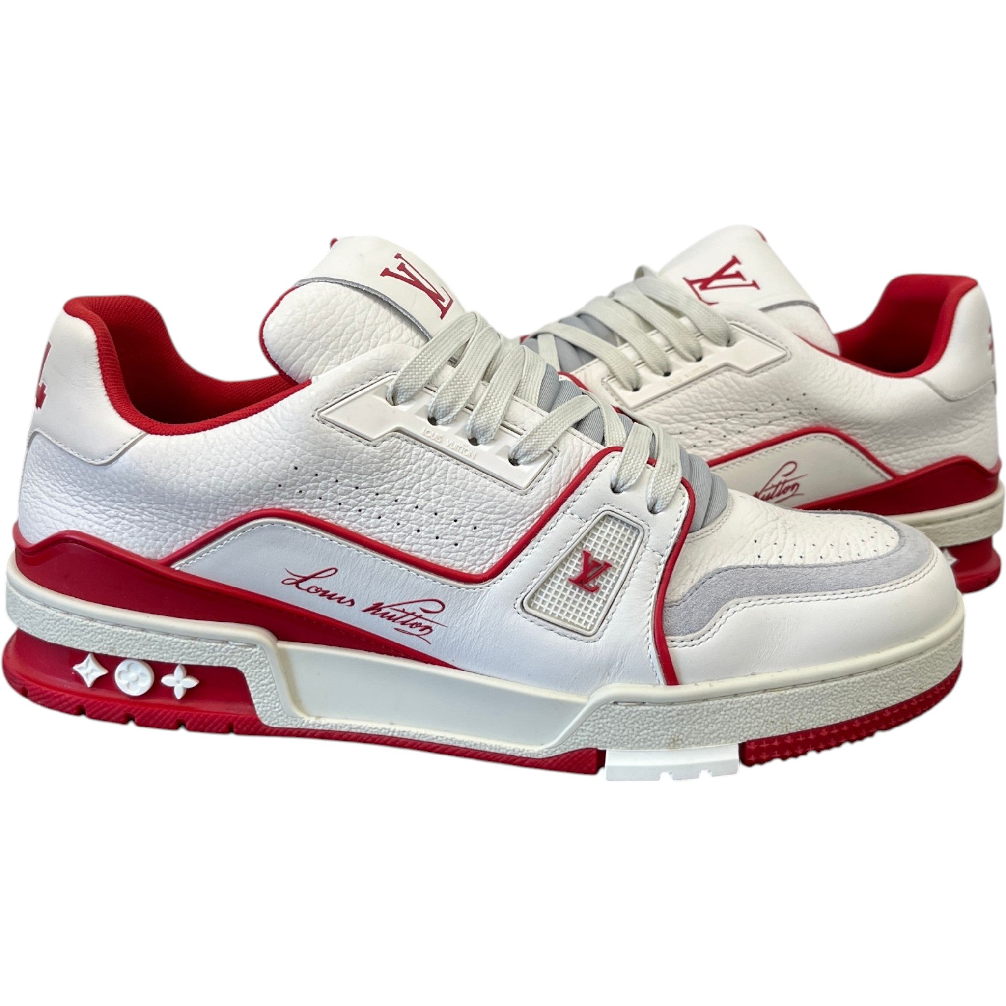 Men's Lv Low Trainers Red Size EU 41 / UK 7