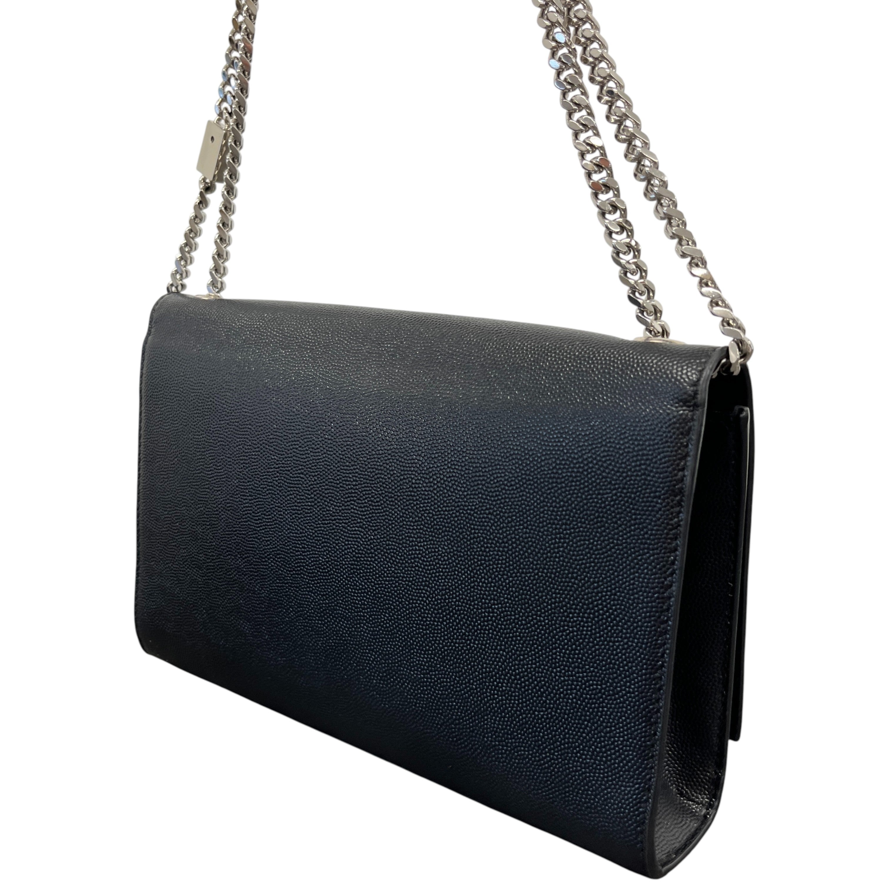 Women's Kate Medium Tassel In Grain De Poudre Bag Black