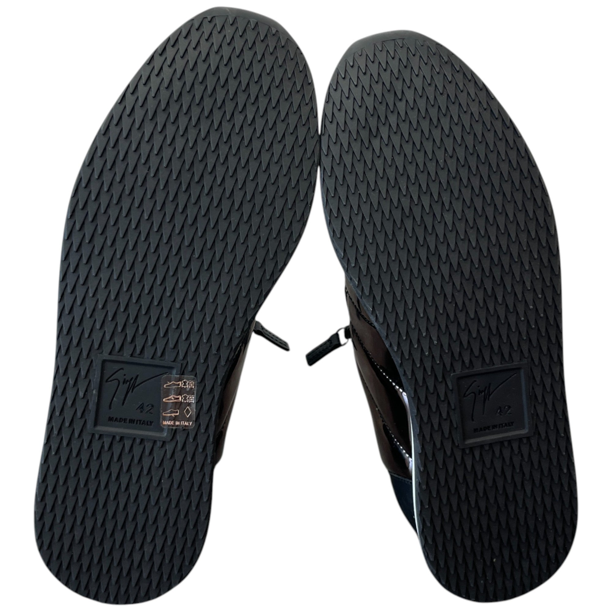 Men's Jimi Zip Low Trainers Black Size EU 42 / UK 8