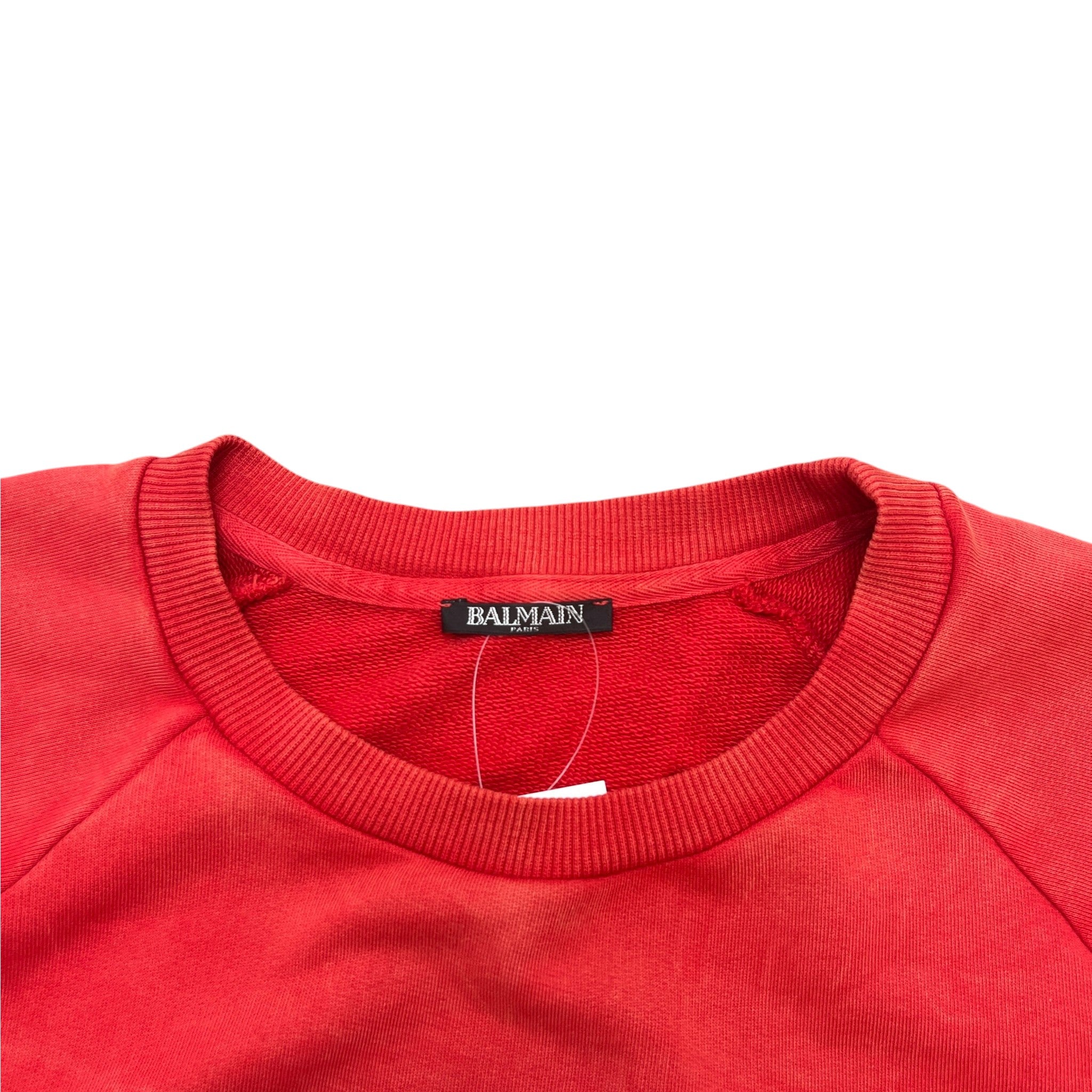 Men's Logo Print Sweatshirt Red Size XXL