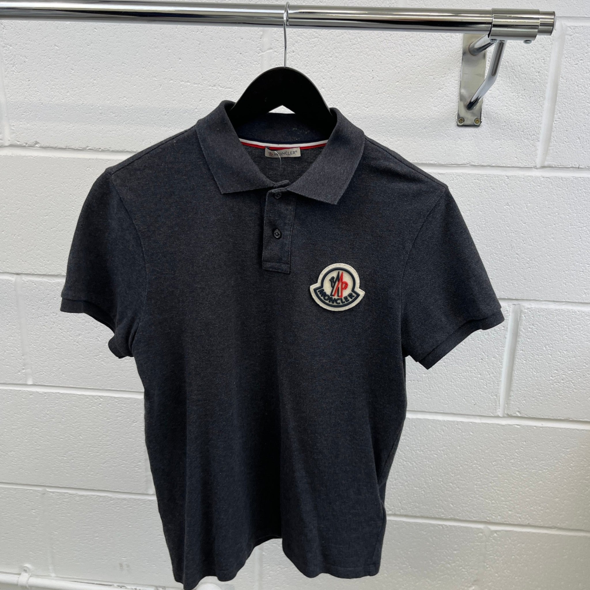 Men's Maglia Polo Shirt Grey Size S