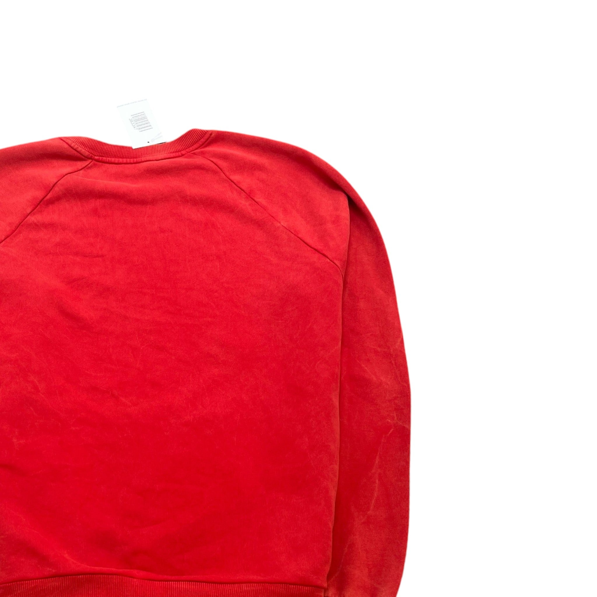 Men's Logo Print Sweatshirt Red Size XXL