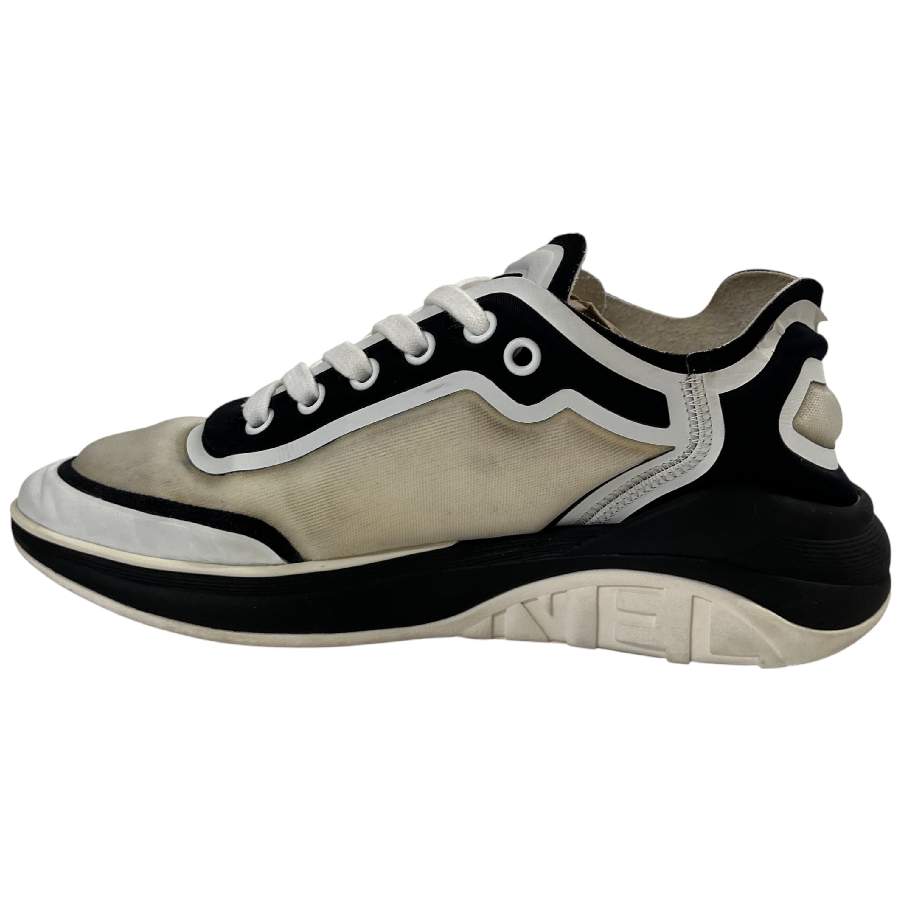 Women's Cc Logo Low Trainers Black Size EU 36 / UK 3