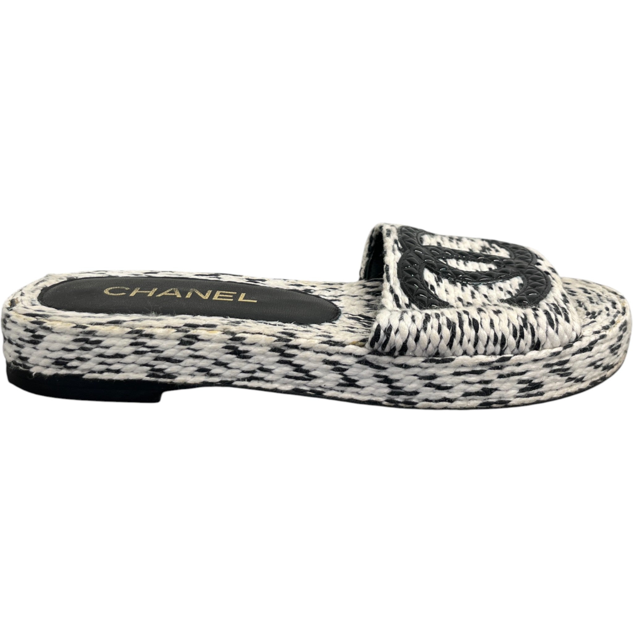 Women's Cc Platform Slides White Size EU 35 / UK 2