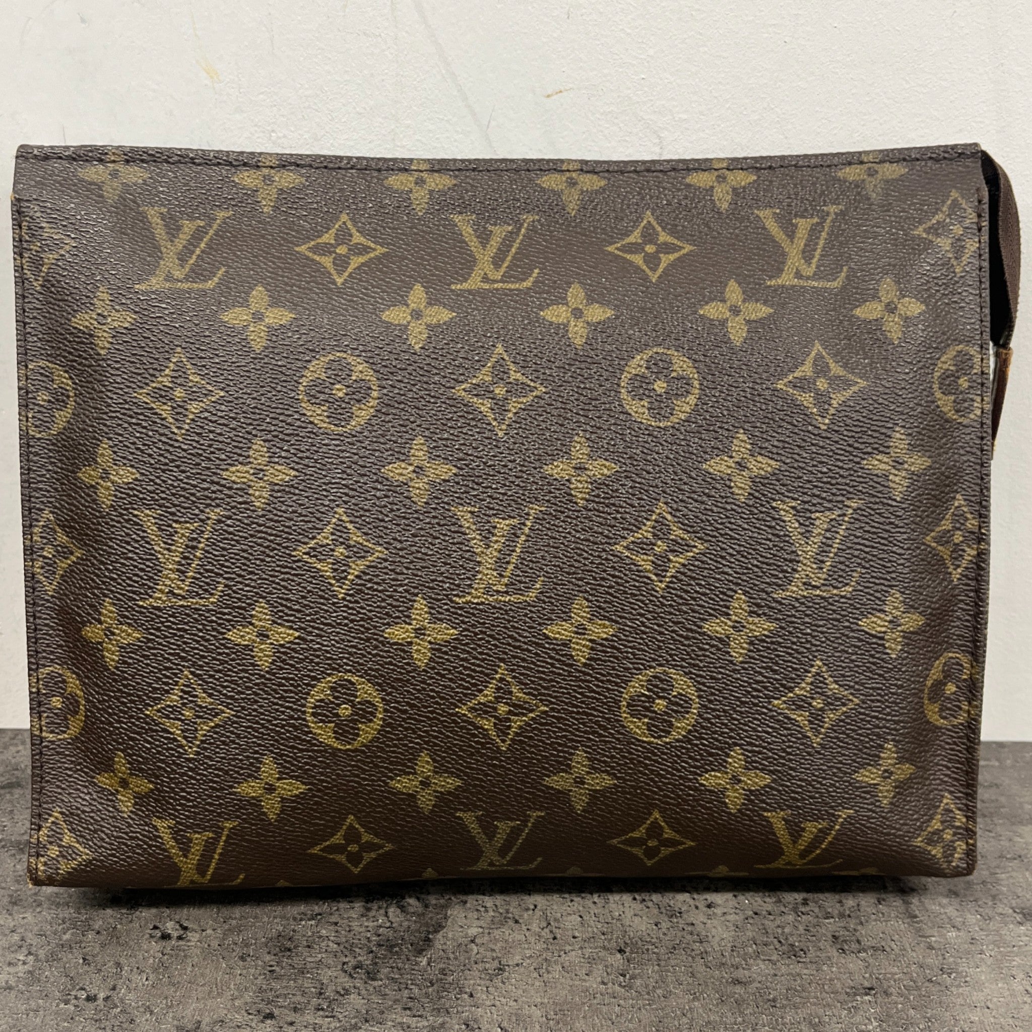 Women's Monogram Toiletry Bag Brown