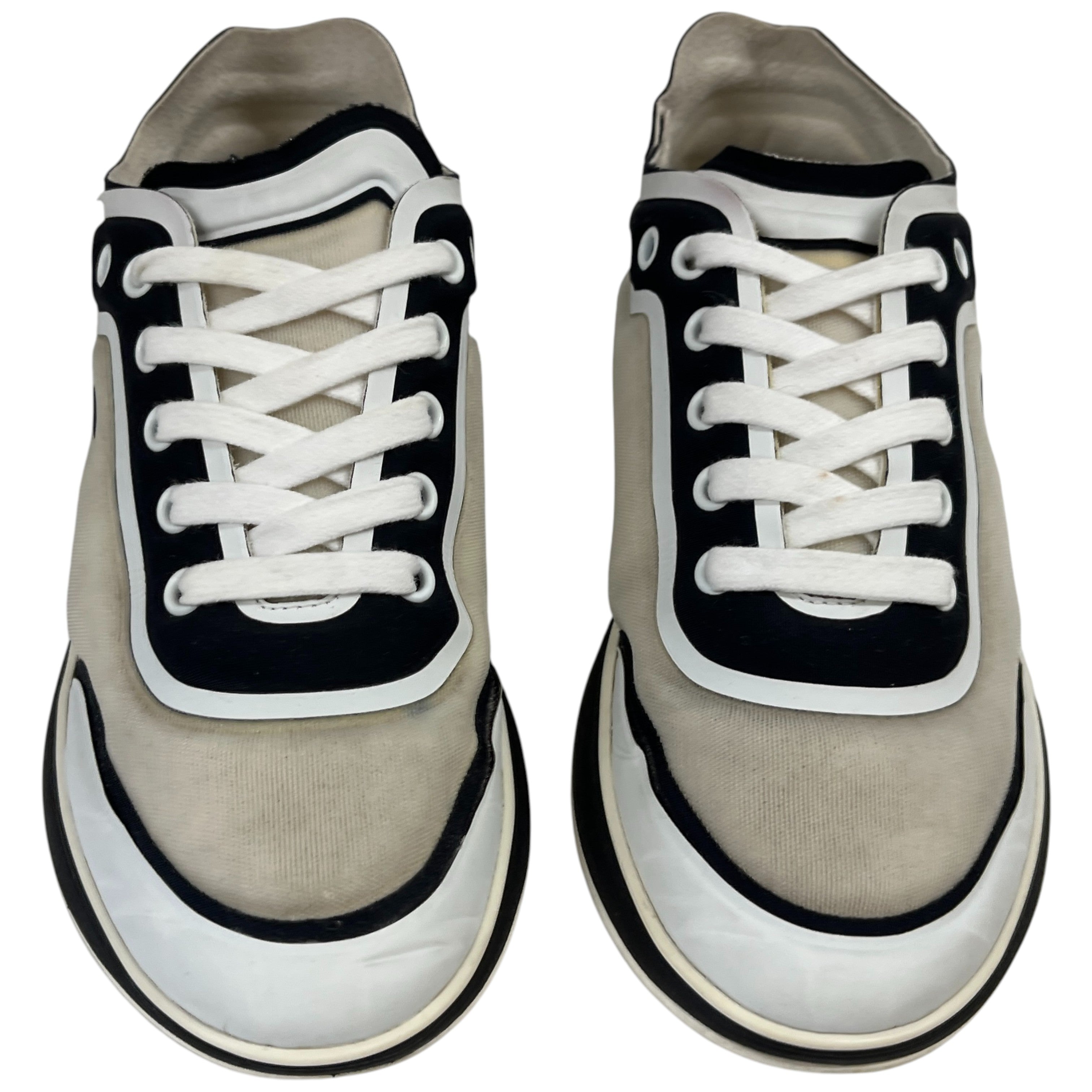 Women's Cc Logo Low Trainers Black Size EU 36 / UK 3