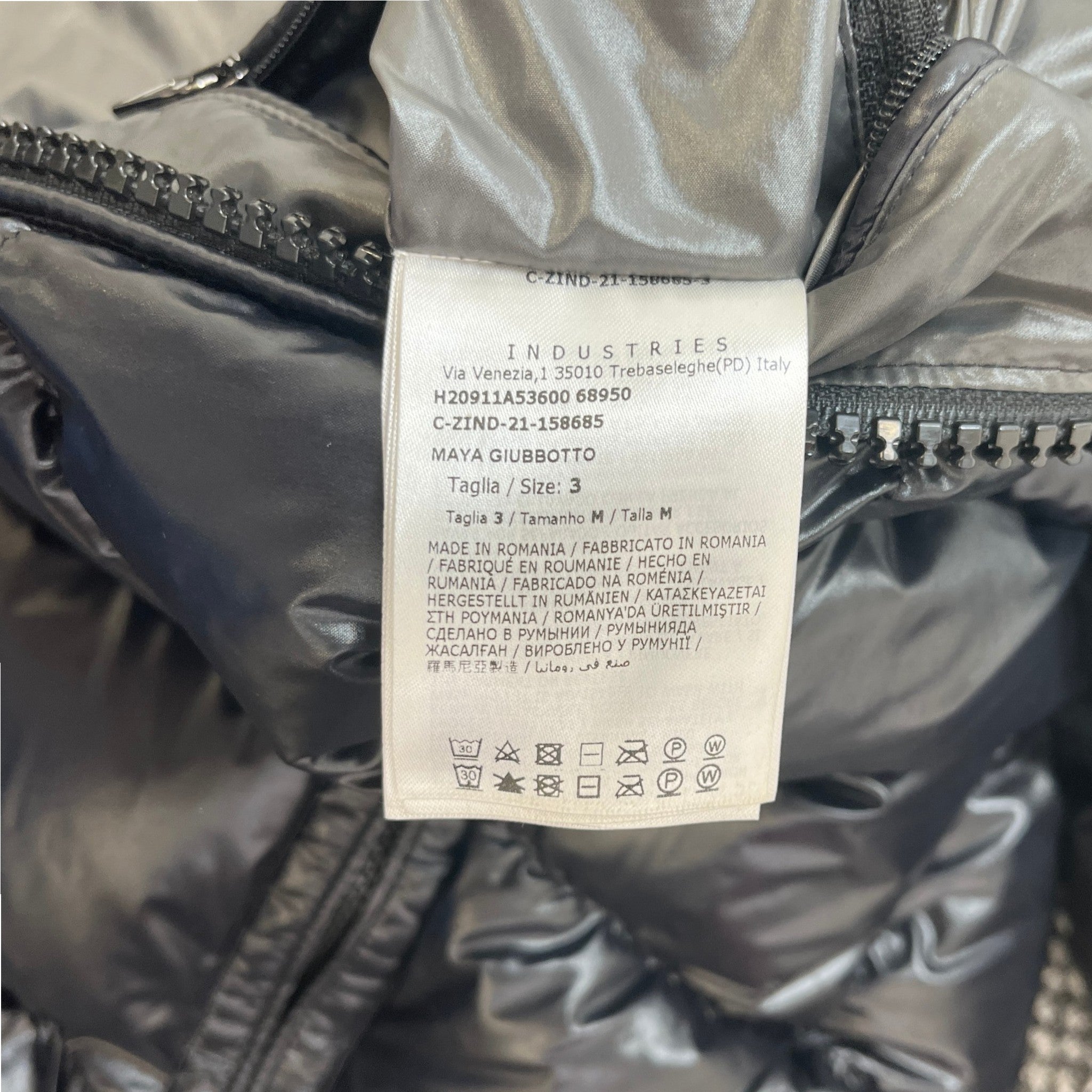 Men's Maya Down Jacket Black Size 3 / L