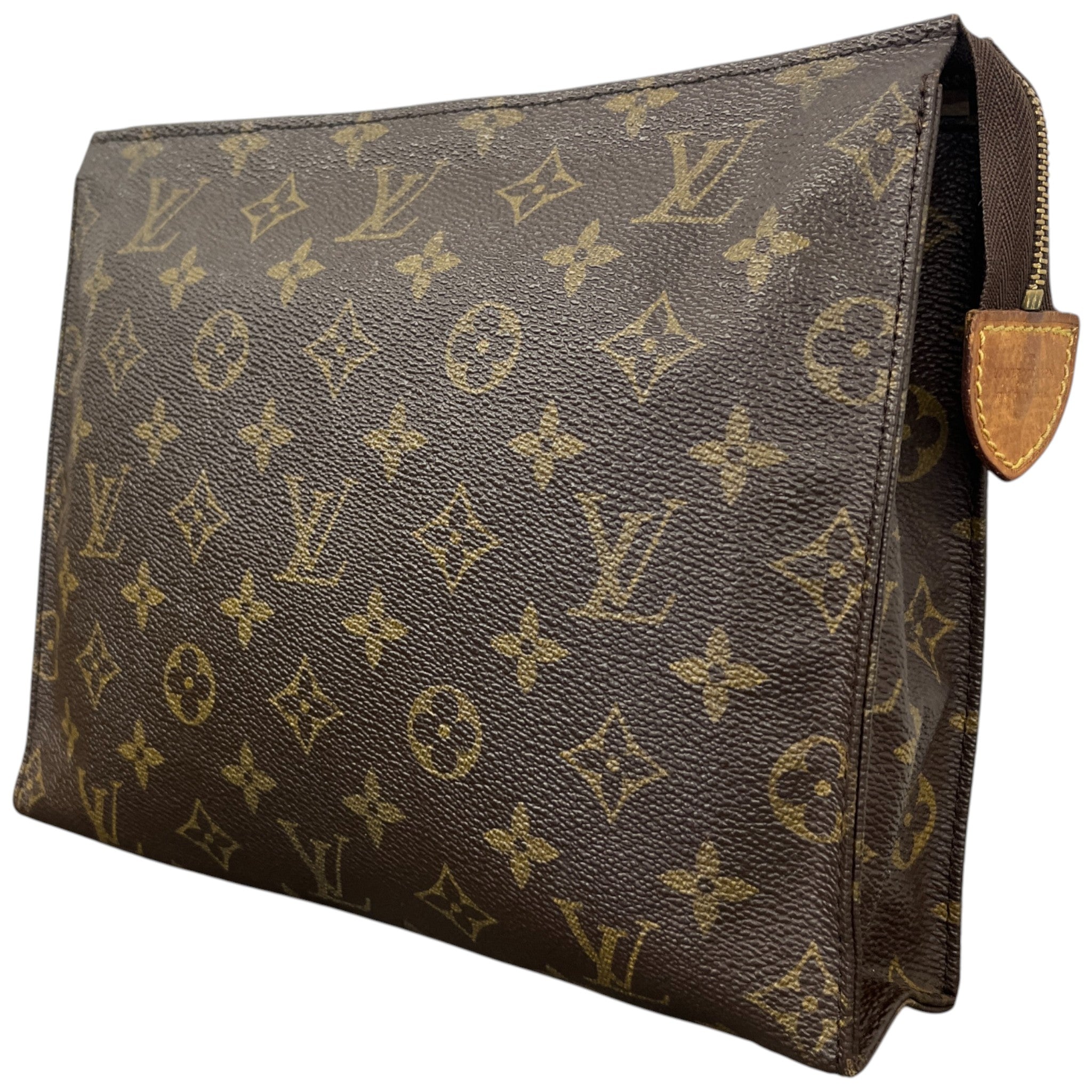 Women's Monogram Toiletry Bag Brown