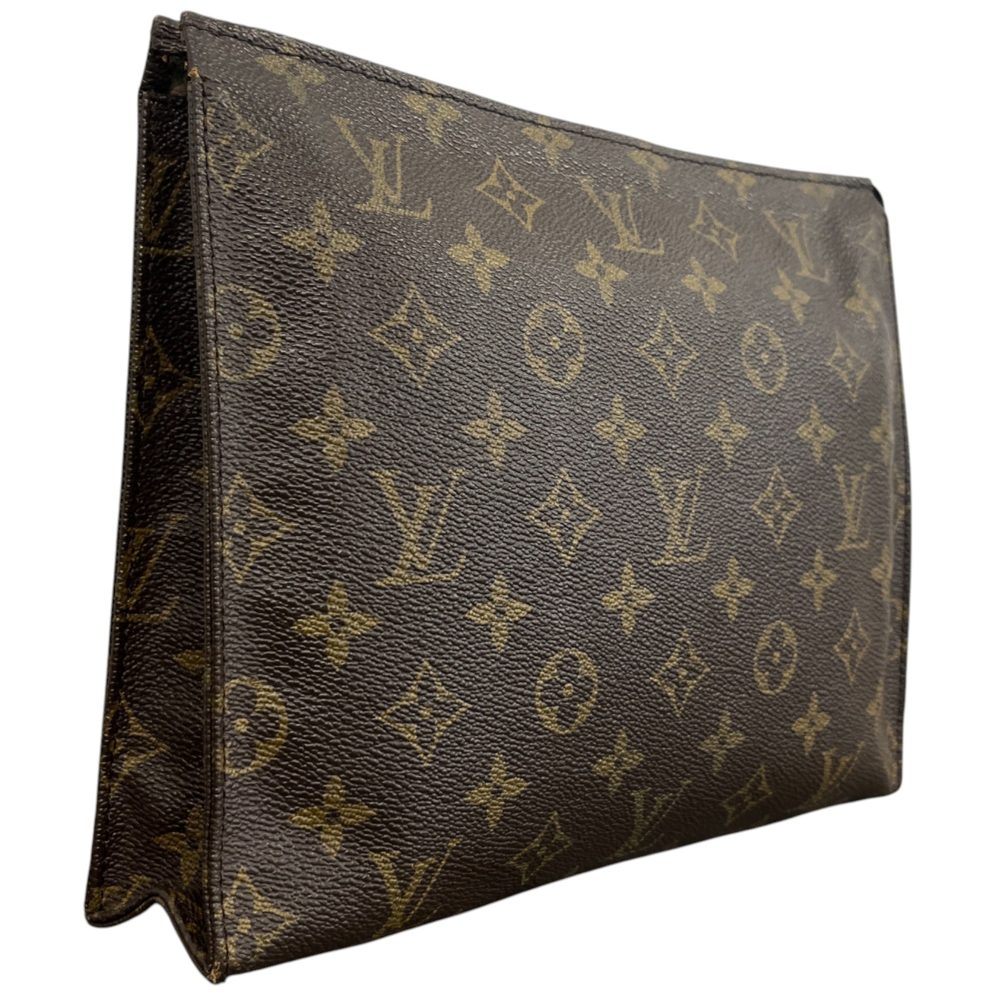 Women's Monogram Toiletry Bag Brown