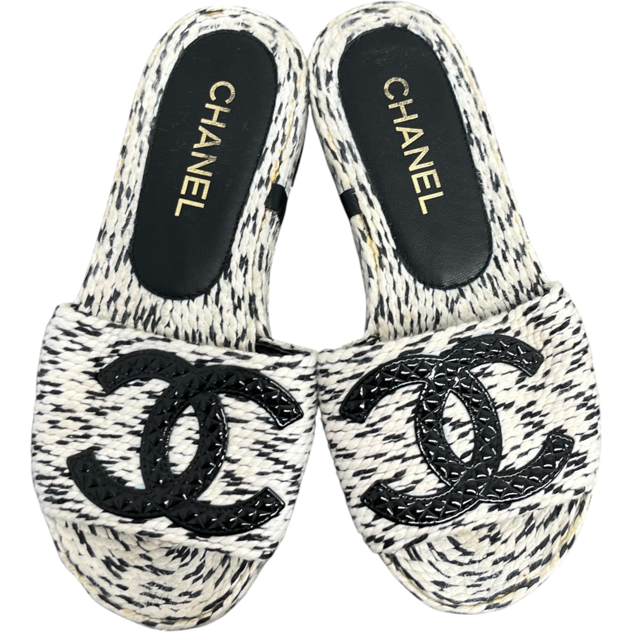 Women's Cc Platform Slides White Size EU 35 / UK 2