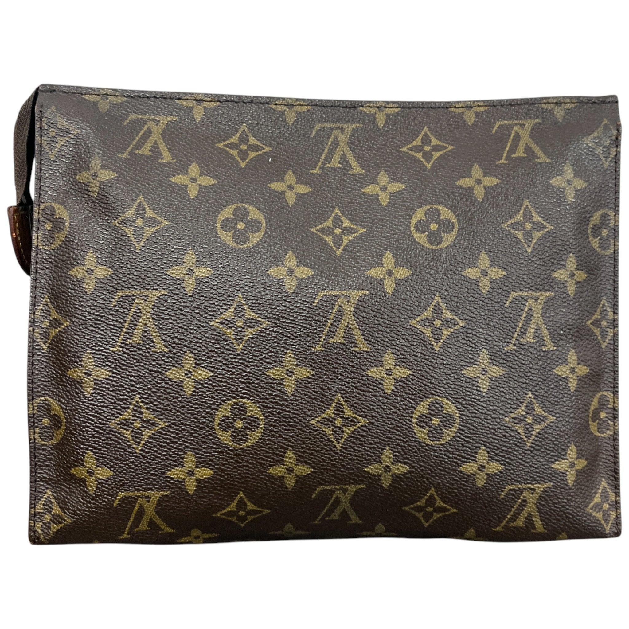Women's Monogram Toiletry Bag Brown