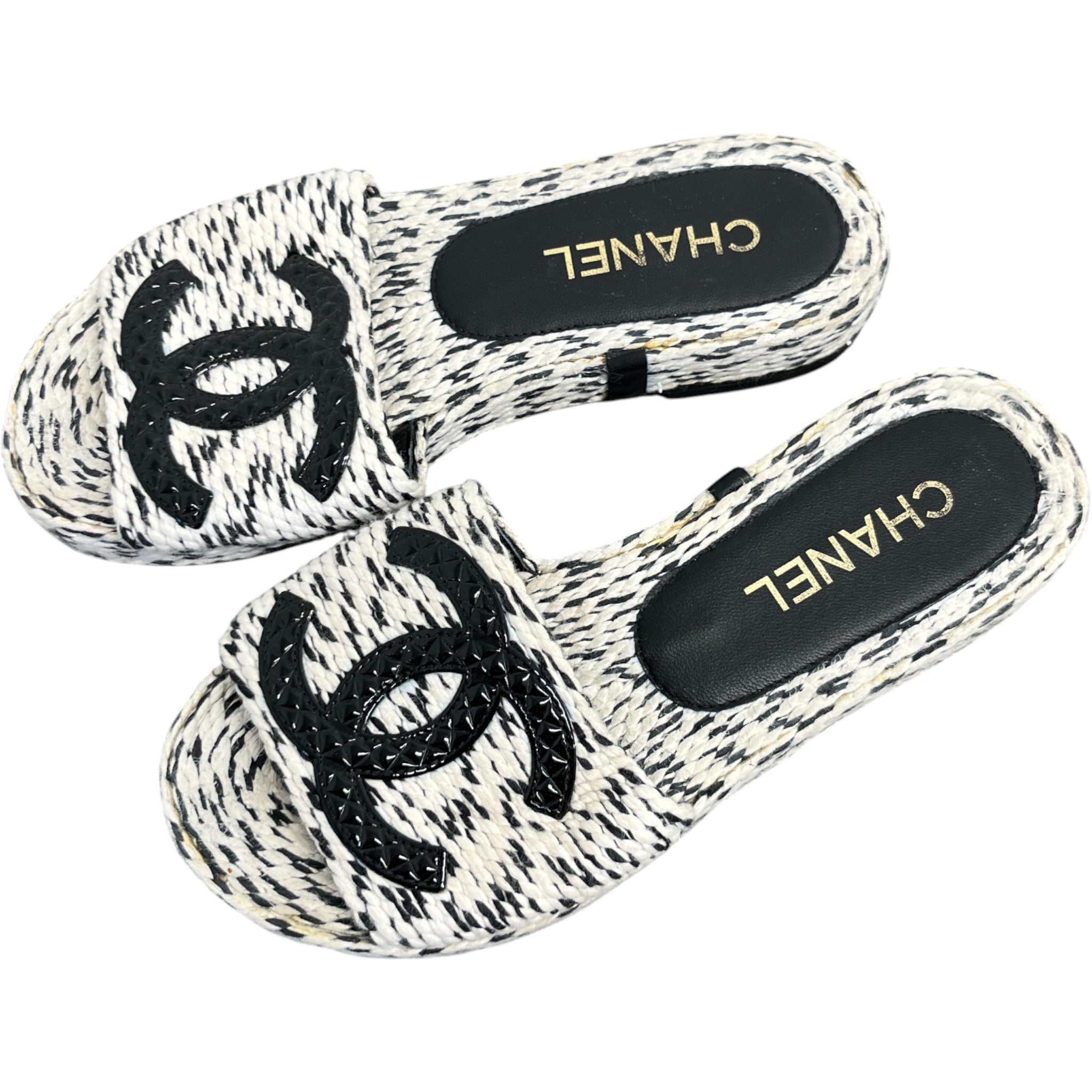 Women's Cc Platform Slides White Size EU 35 / UK 2