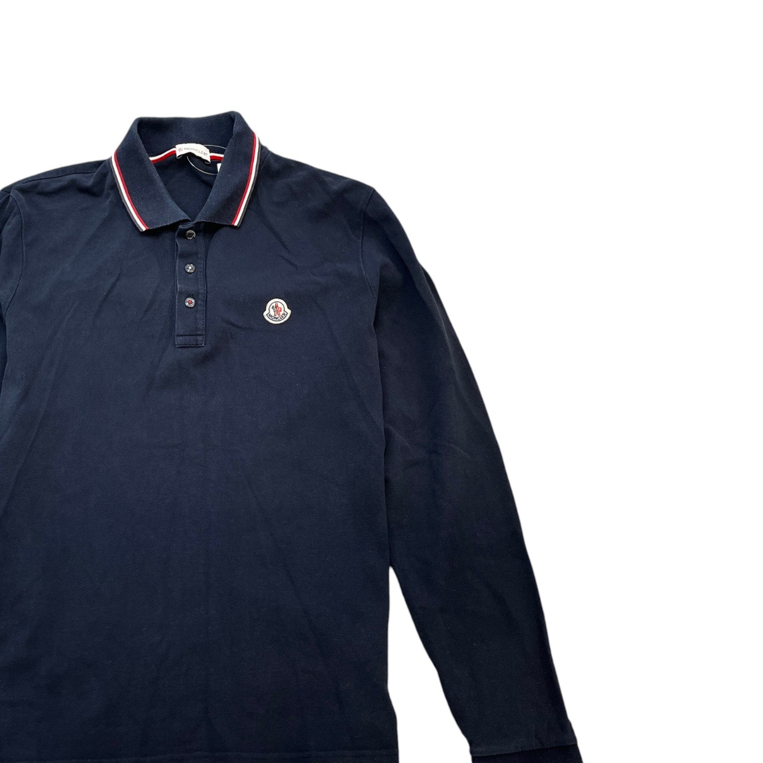 Men's Maglia Polo Shirt Navy Size L