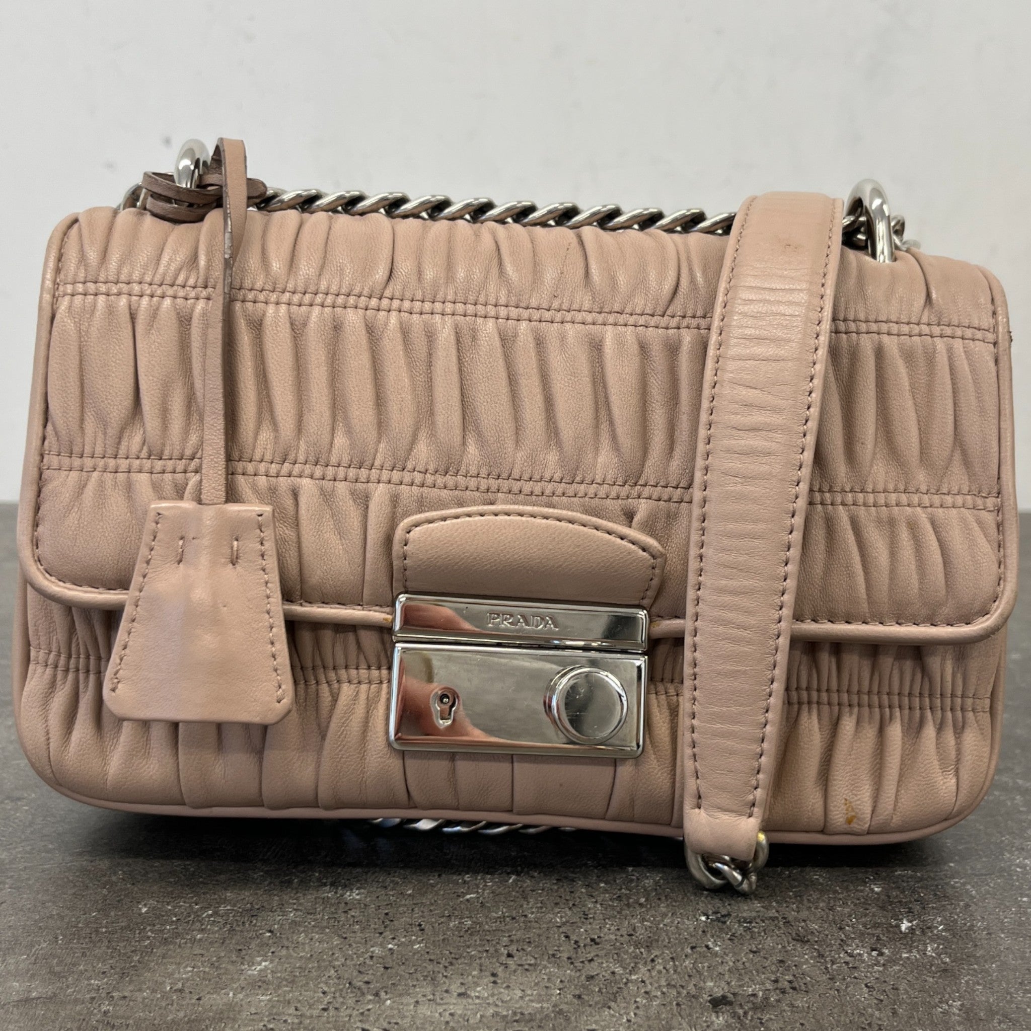 Women's Nappa Gaufre Bag Beige