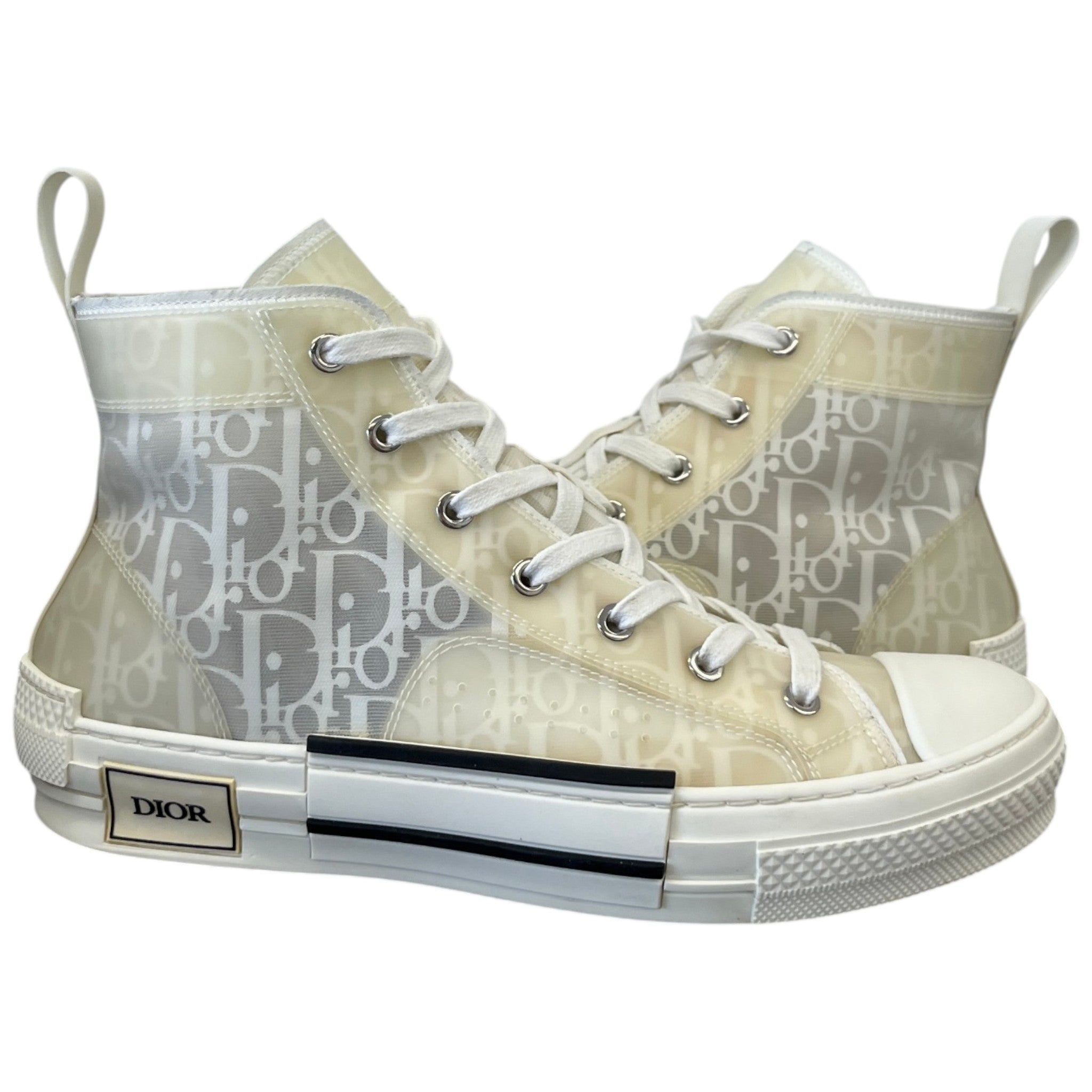 Men's B23 Oblique High Trainers White Size EU 40 / UK 6