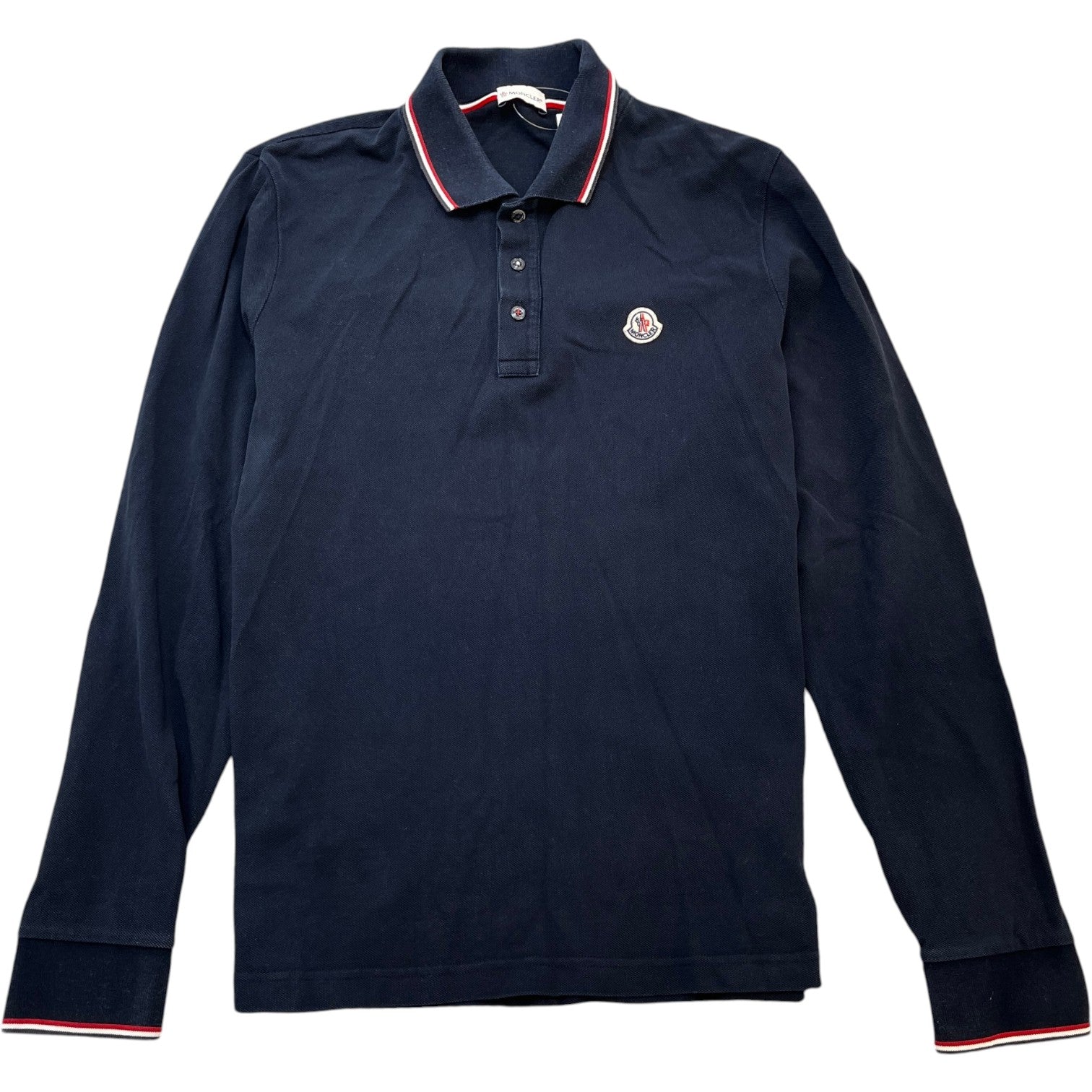 Men's Maglia Polo Shirt Navy Size L