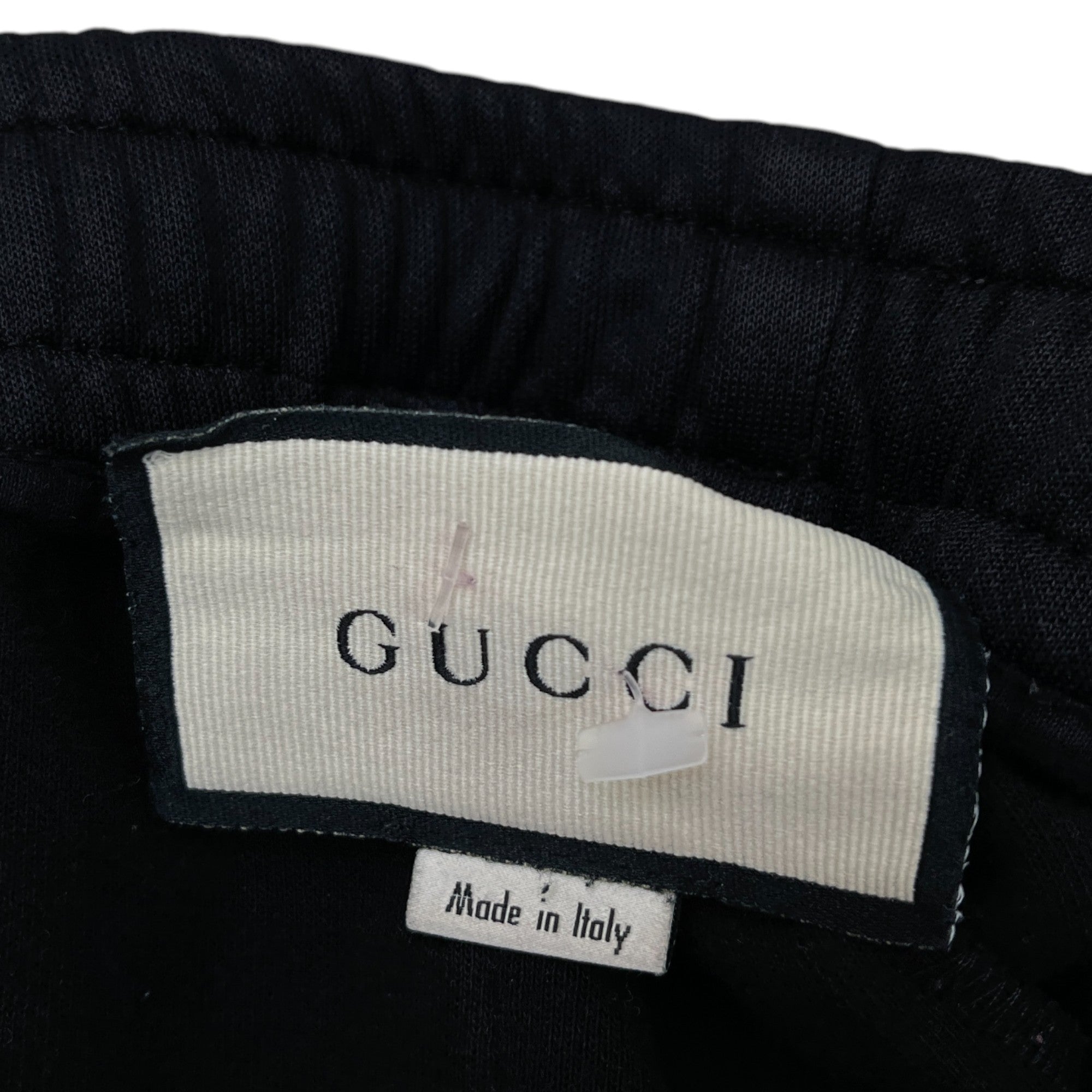 Men's Tape Logo Joggers Black Size XS