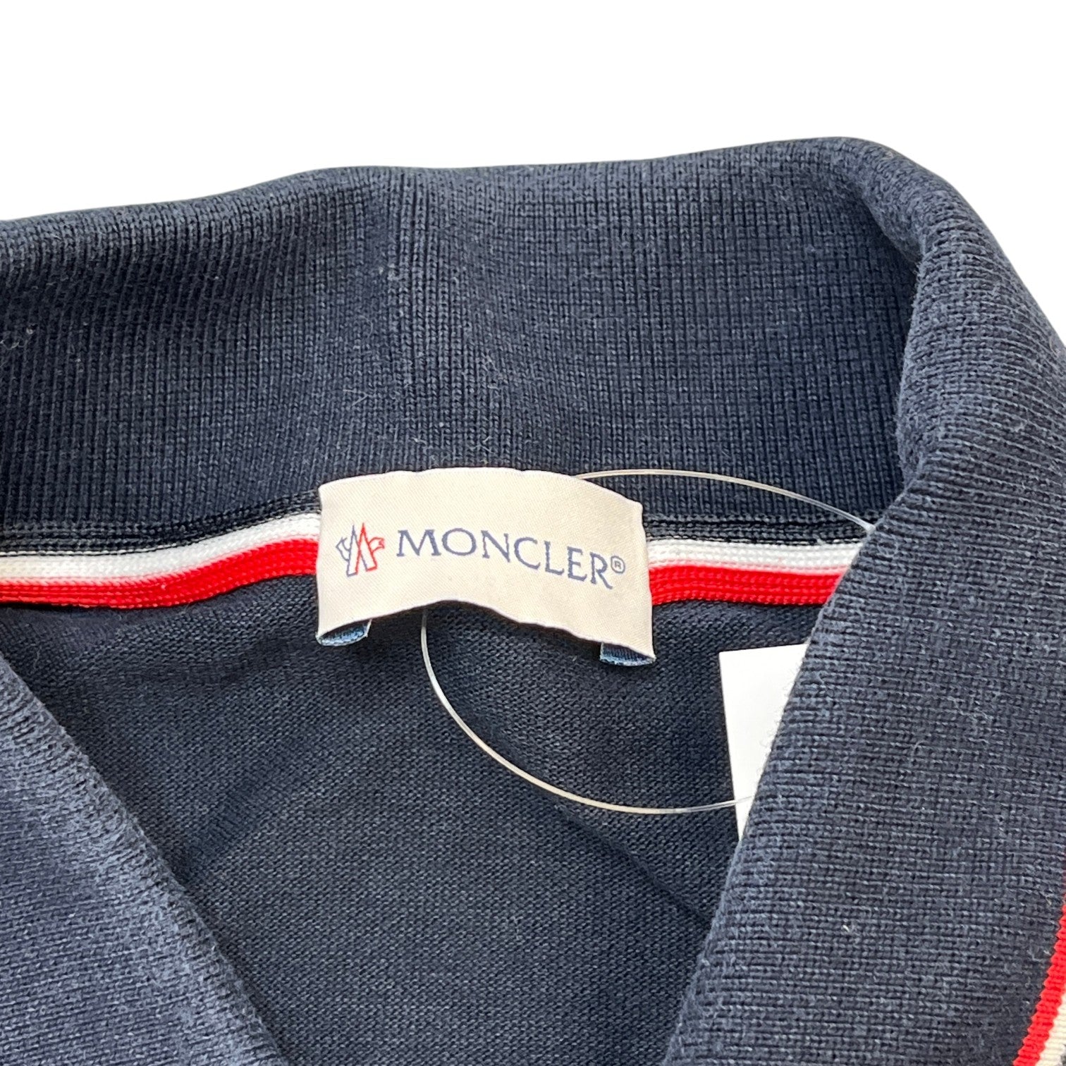 Men's Maglia Polo Shirt Navy Size L