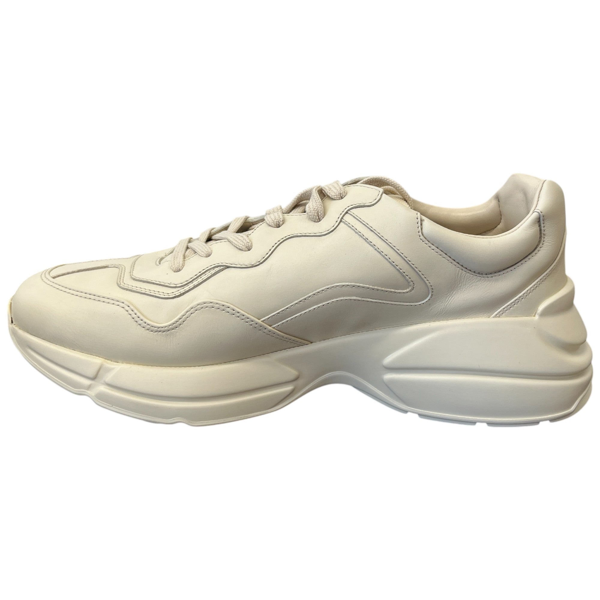 Men's Rhyton Low Trainers White Size EU 45.5 / UK 11.5