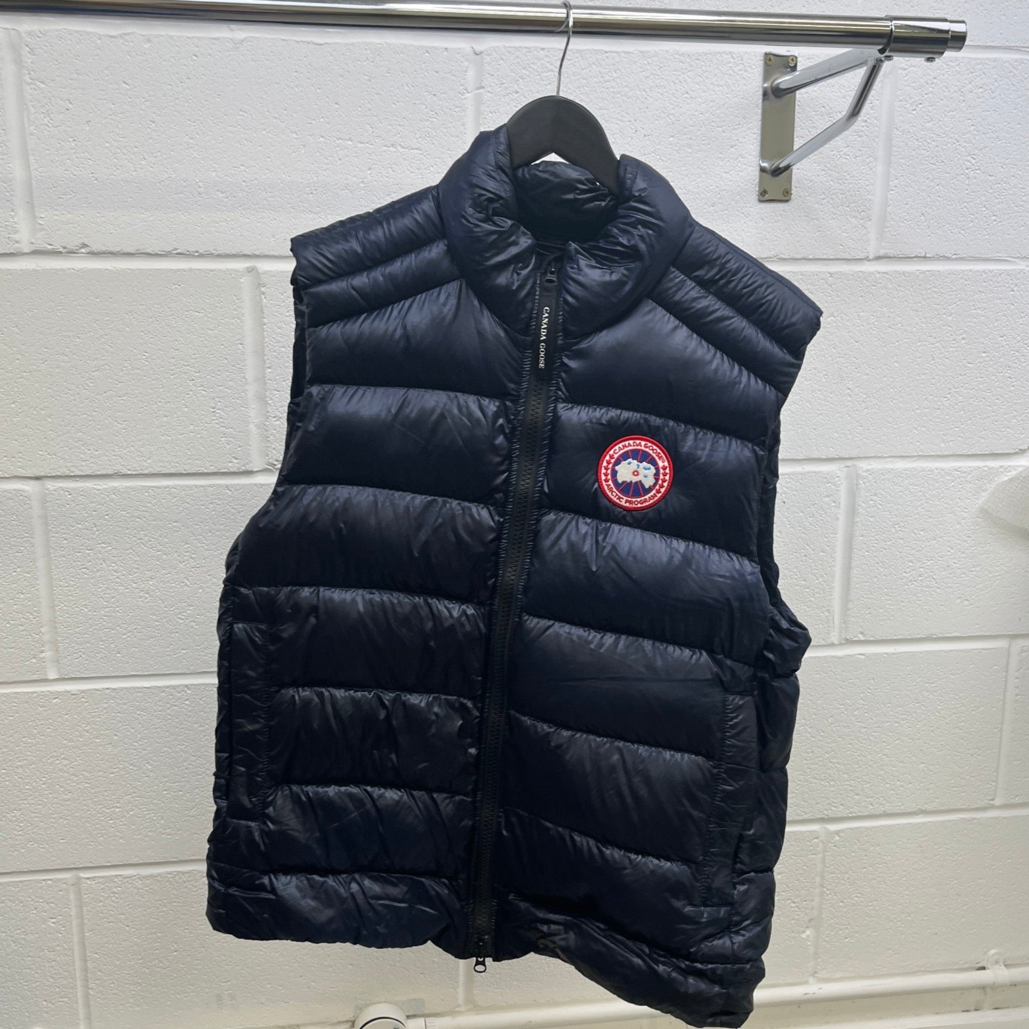 Men's Crofton Padded Gilet Navy Size L