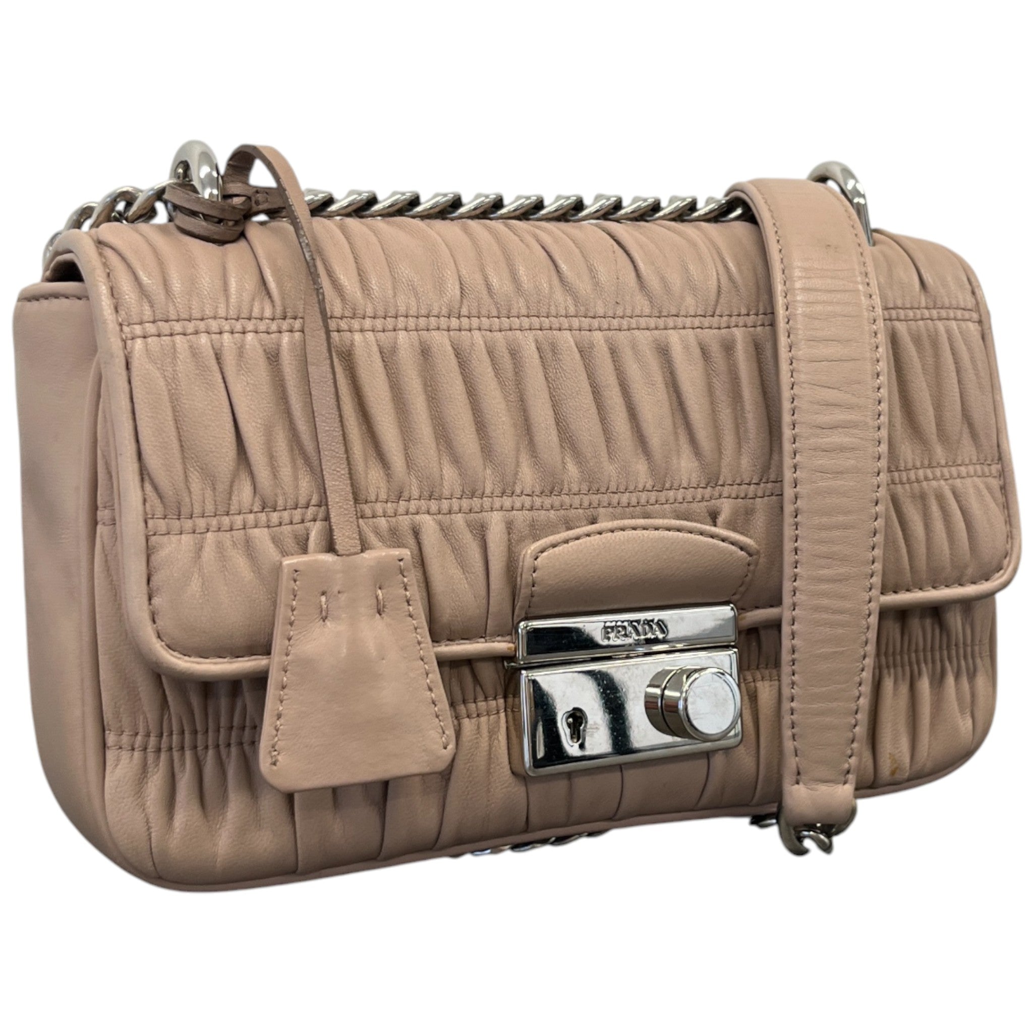 Women's Nappa Gaufre Bag Beige