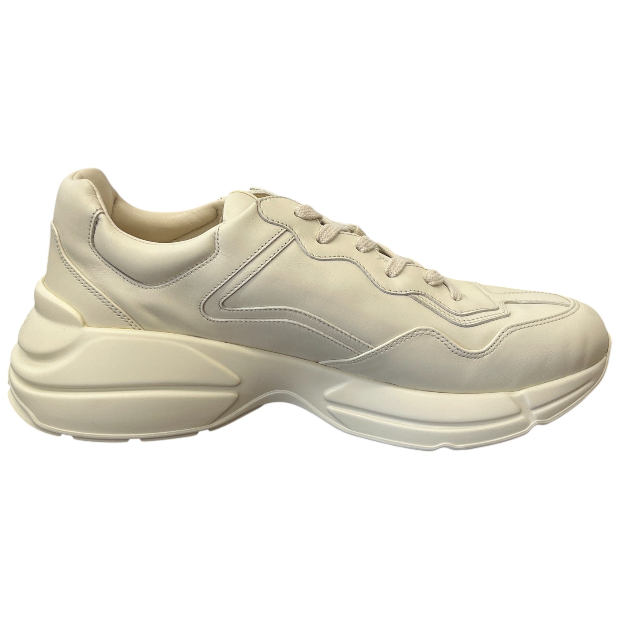 Men's Rhyton Low Trainers White Size EU 45.5 / UK 11.5
