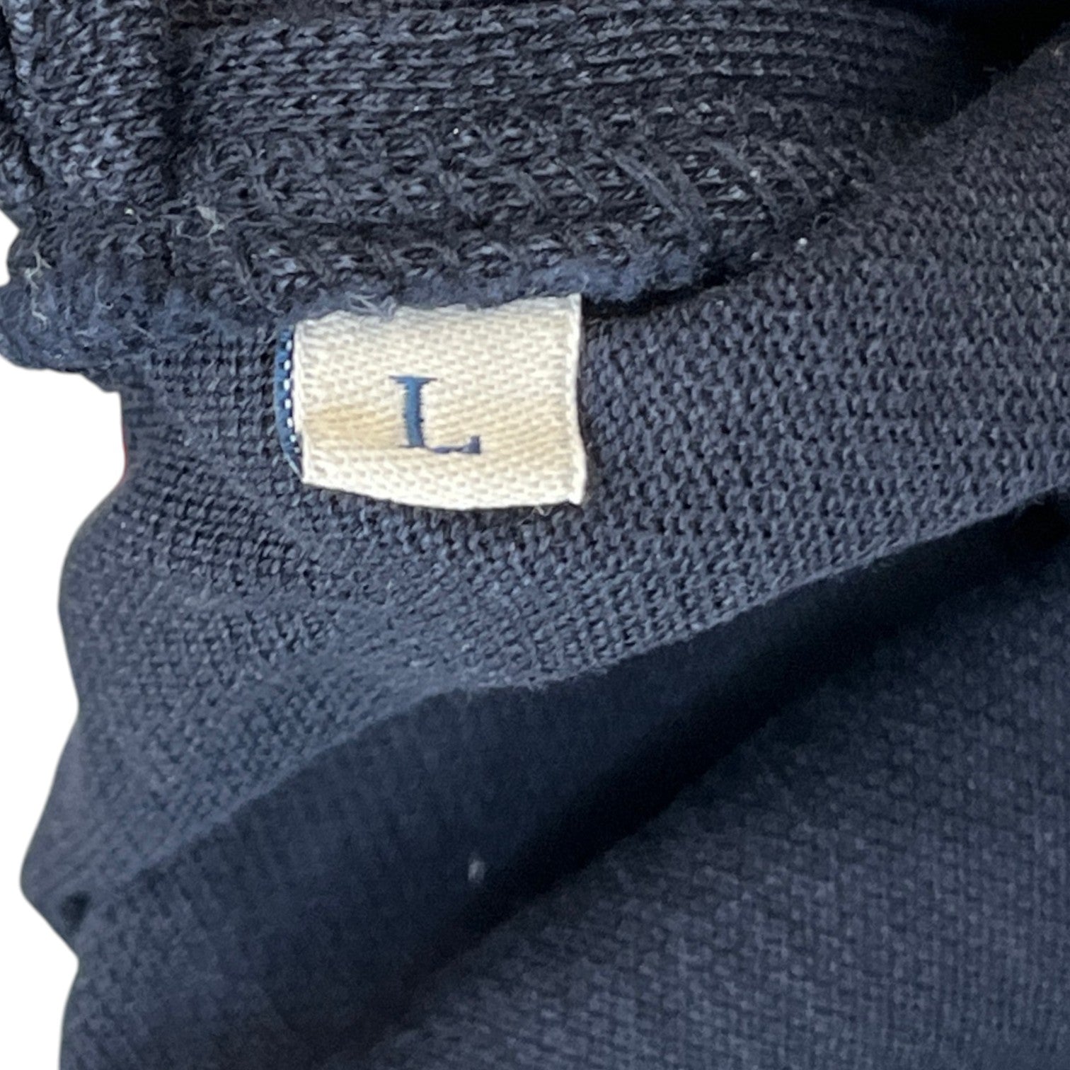 Men's Maglia Polo Shirt Navy Size L