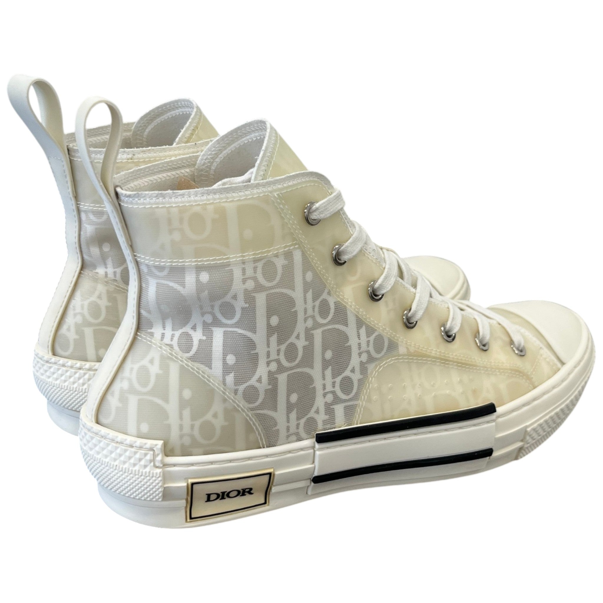 Men's B23 Oblique High Trainers White Size EU 40 / UK 6
