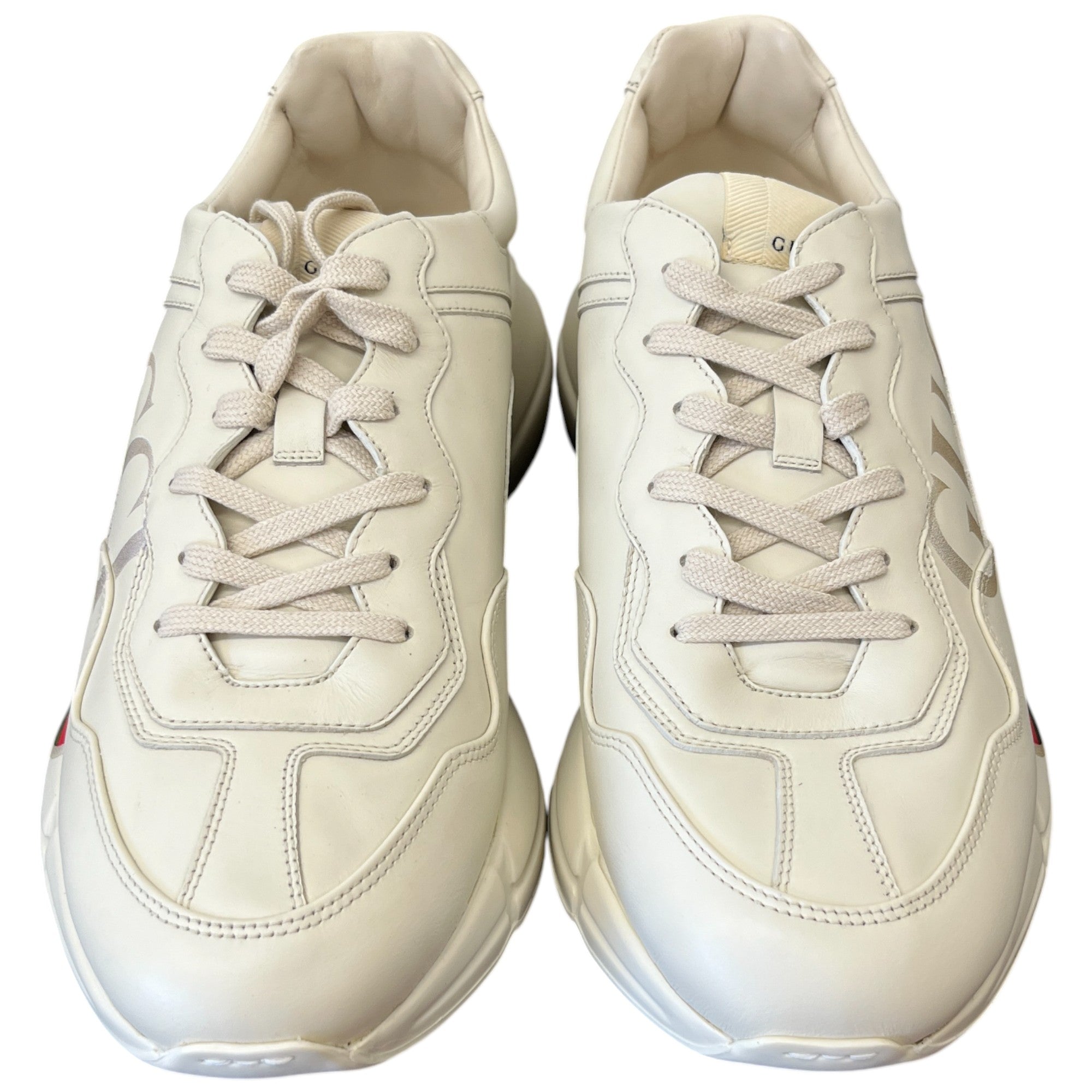 Men's Rhyton Low Trainers White Size EU 45.5 / UK 11.5